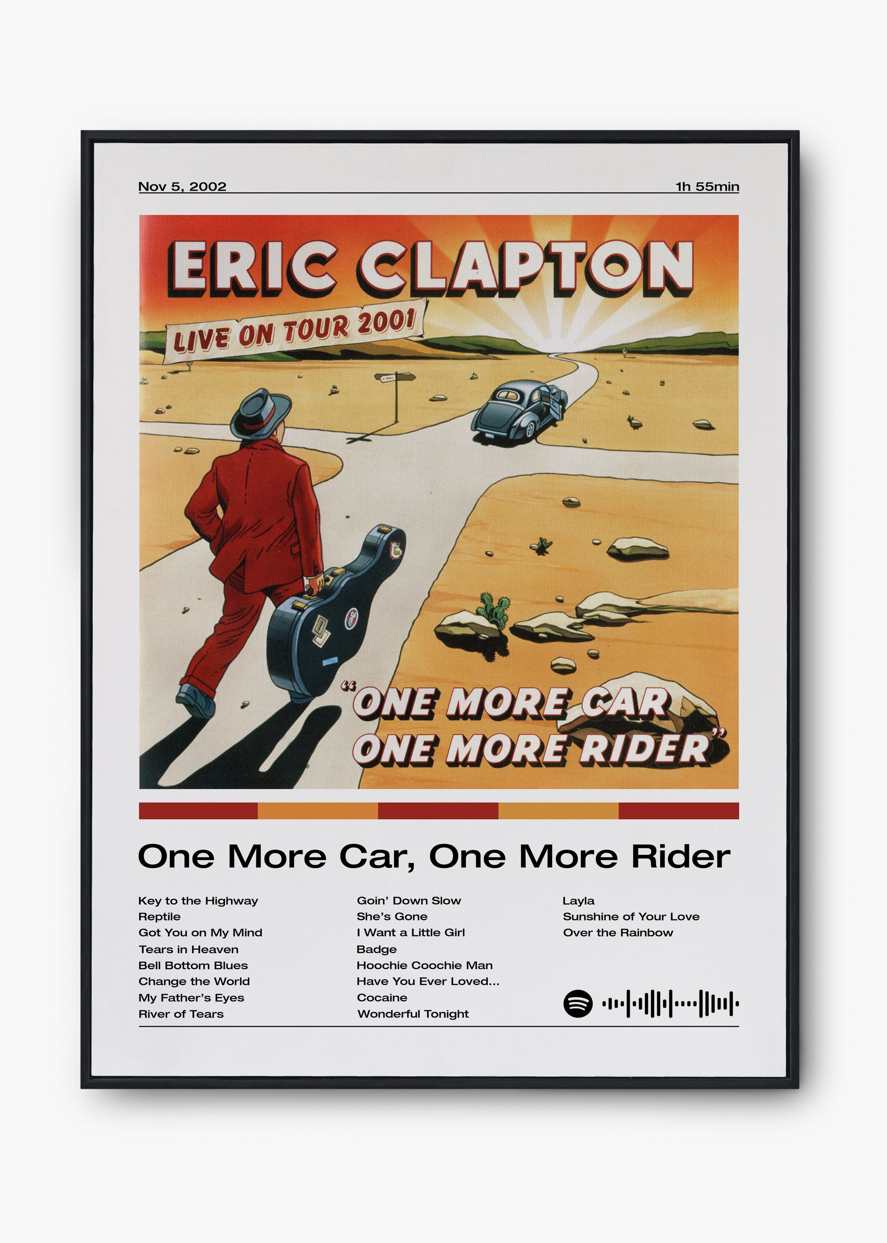Quadro Eric Clapton One More Car One More Rider