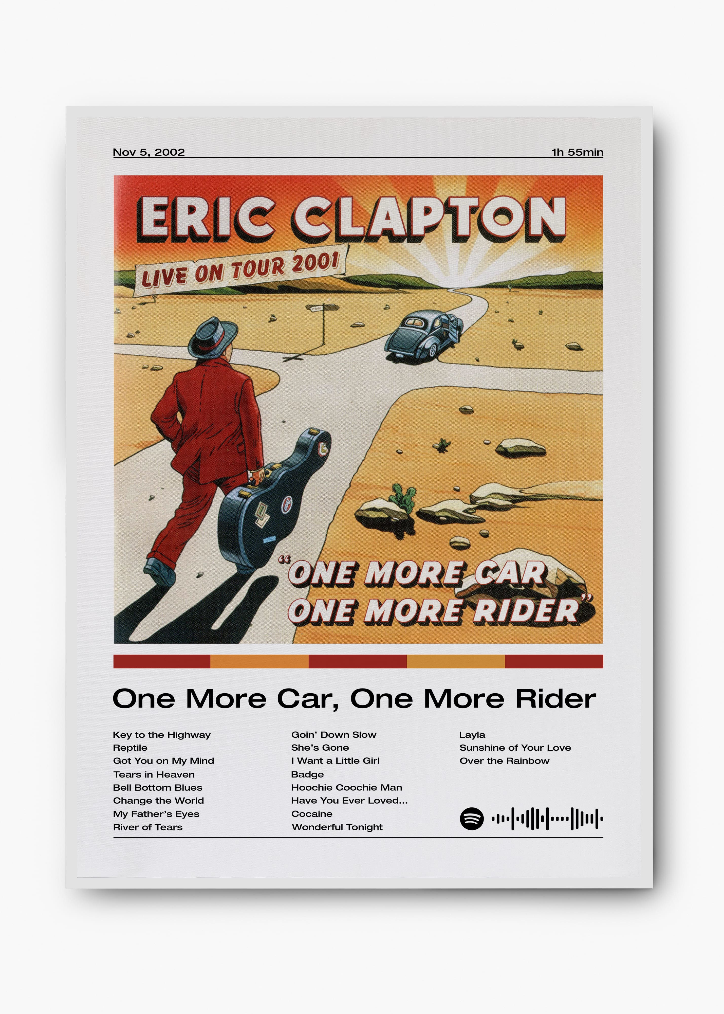 Quadro Eric Clapton One More Car One More Rider
