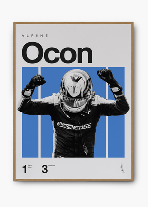 Quadro Esteban Ocon F1