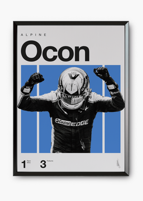 Quadro Esteban Ocon F1