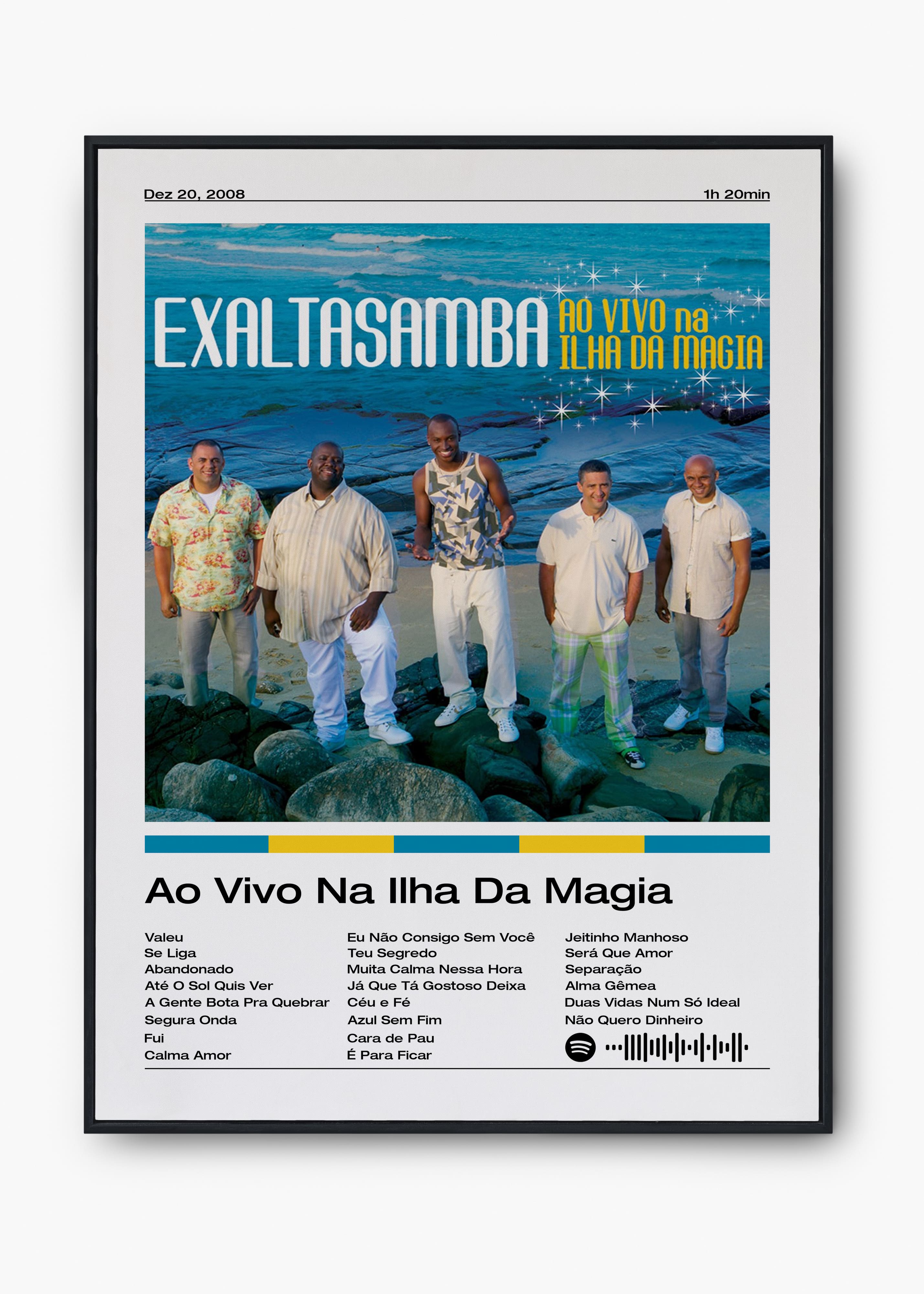 Quadro Exaltasamba Ao Vivo Na Ilha Da Magia
