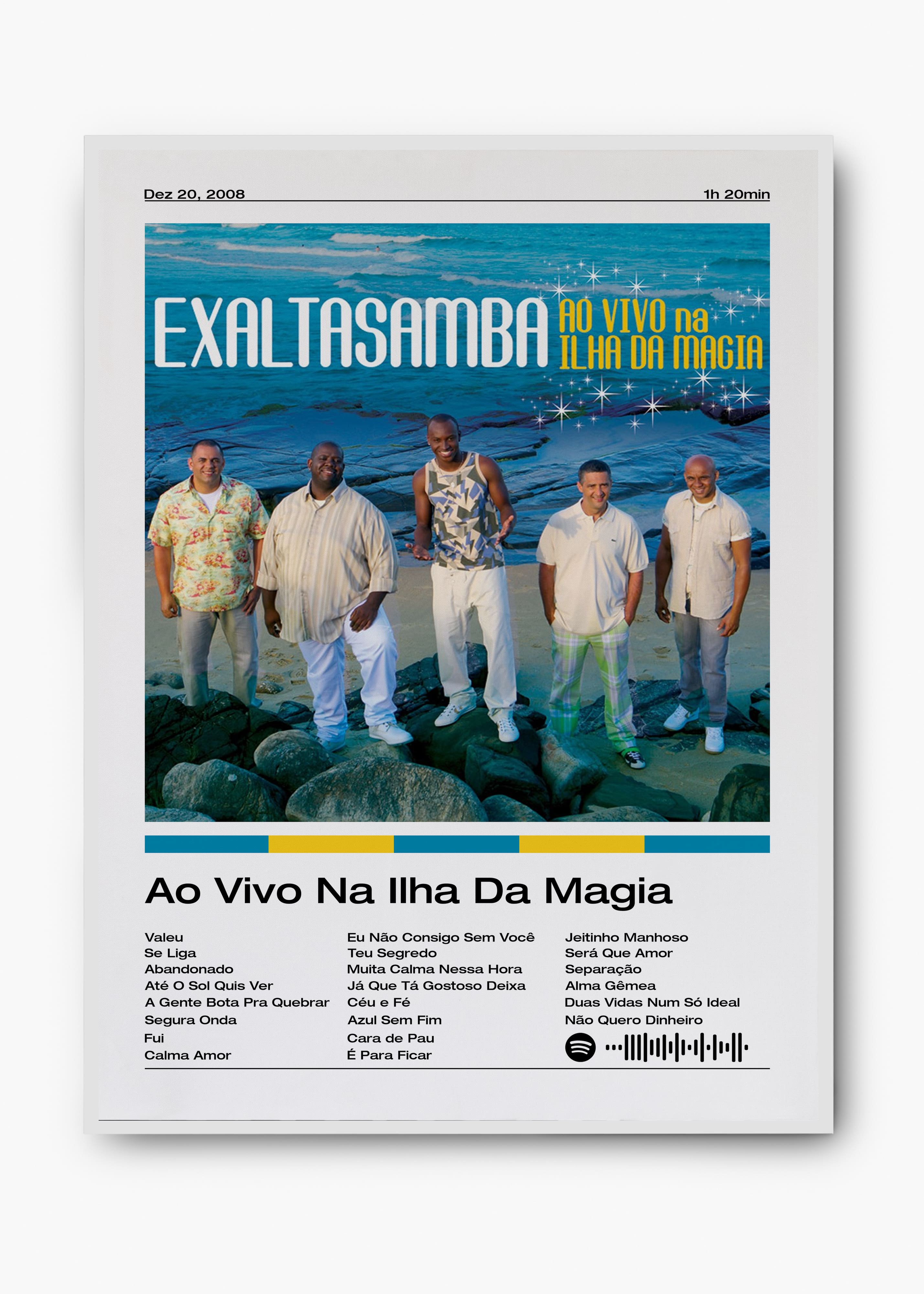 Quadro Exaltasamba Ao Vivo Na Ilha Da Magia