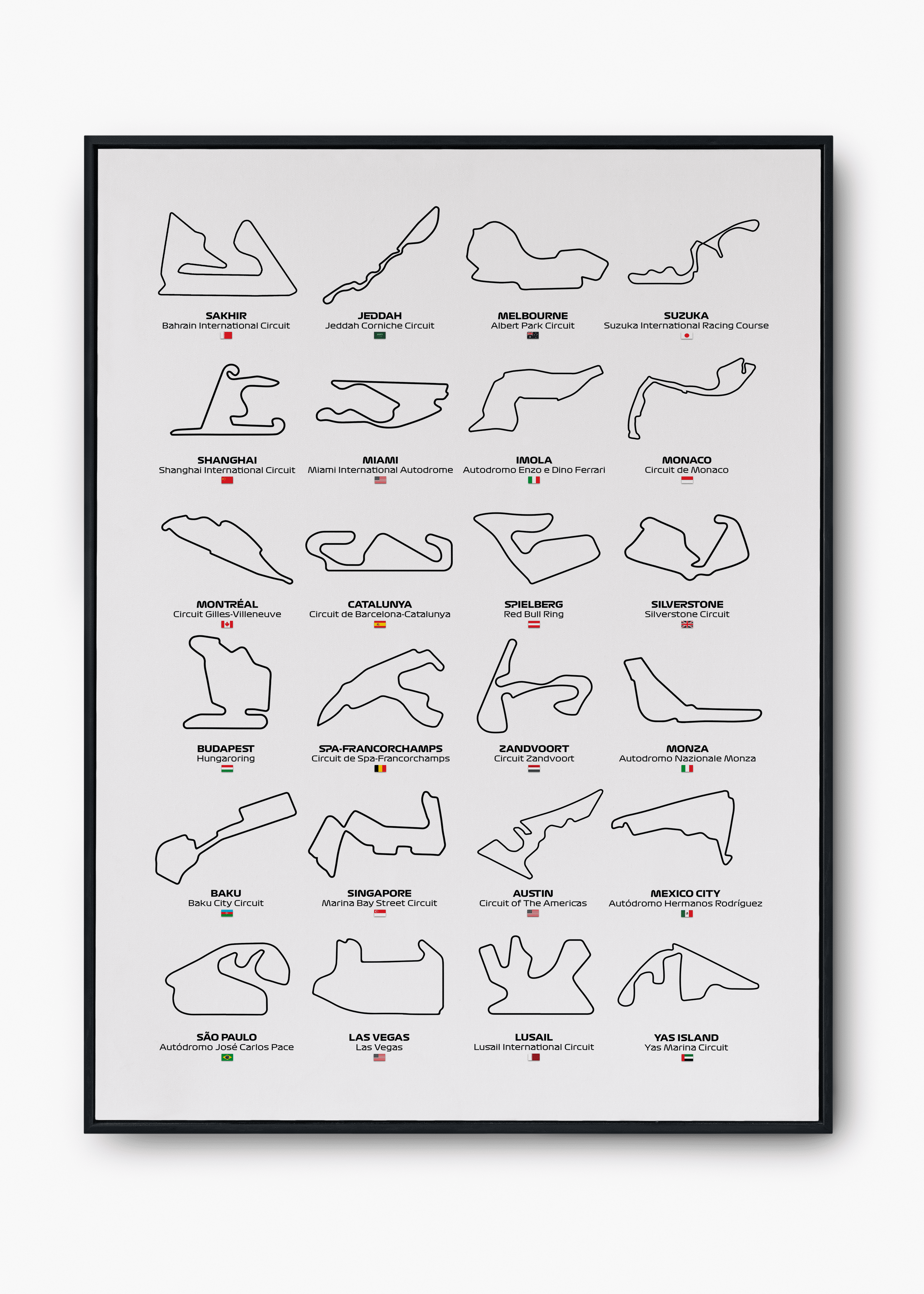 Quadro F1 Circuits 2024 II