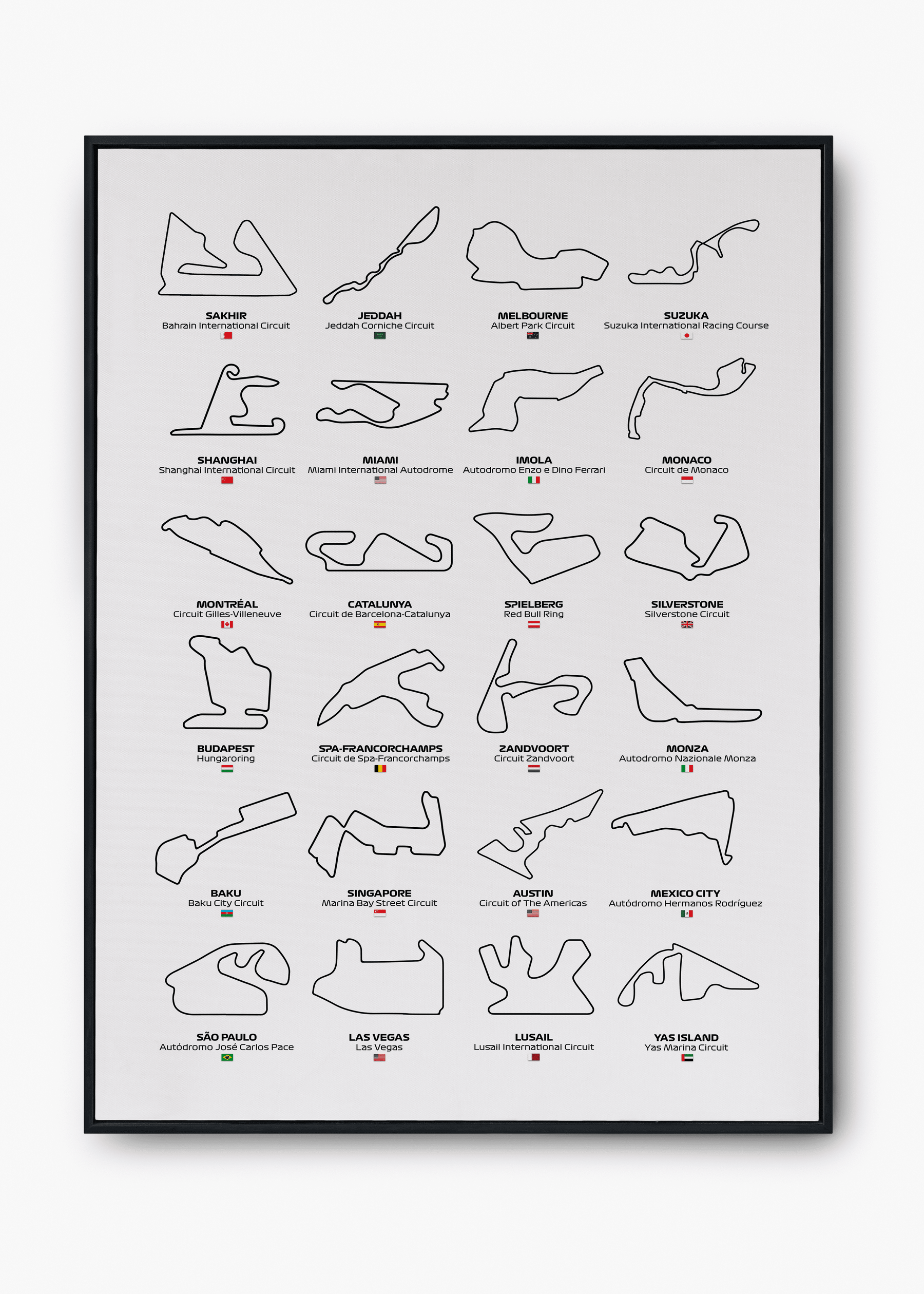 Quadro F1 Circuits 2024 II
