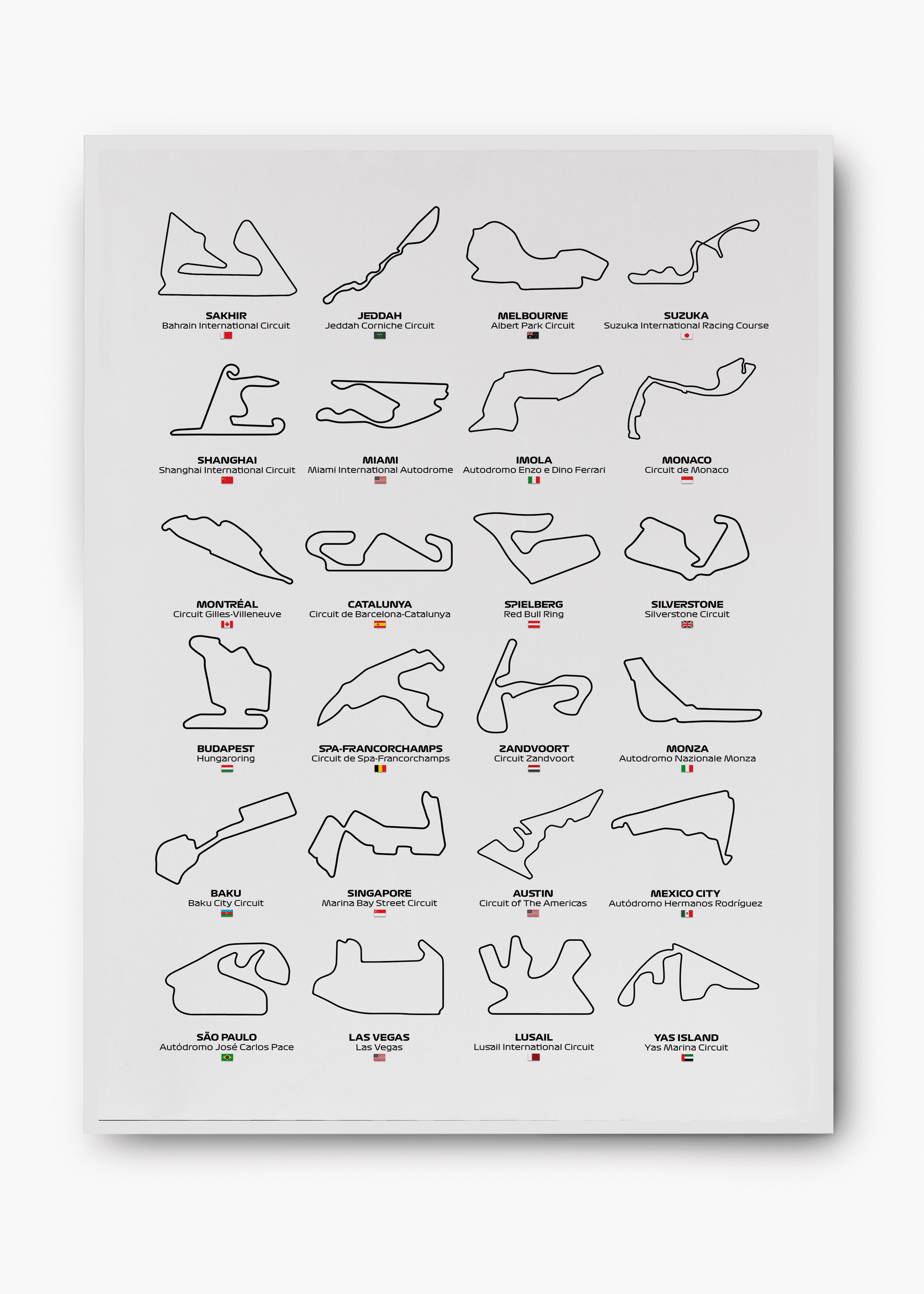 Quadro F1 Circuits 2024 II