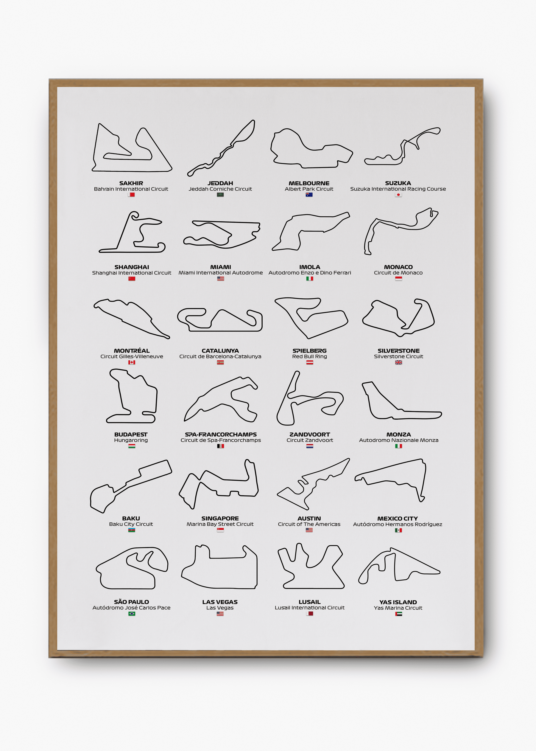 Quadro F1 Circuits 2024 II
