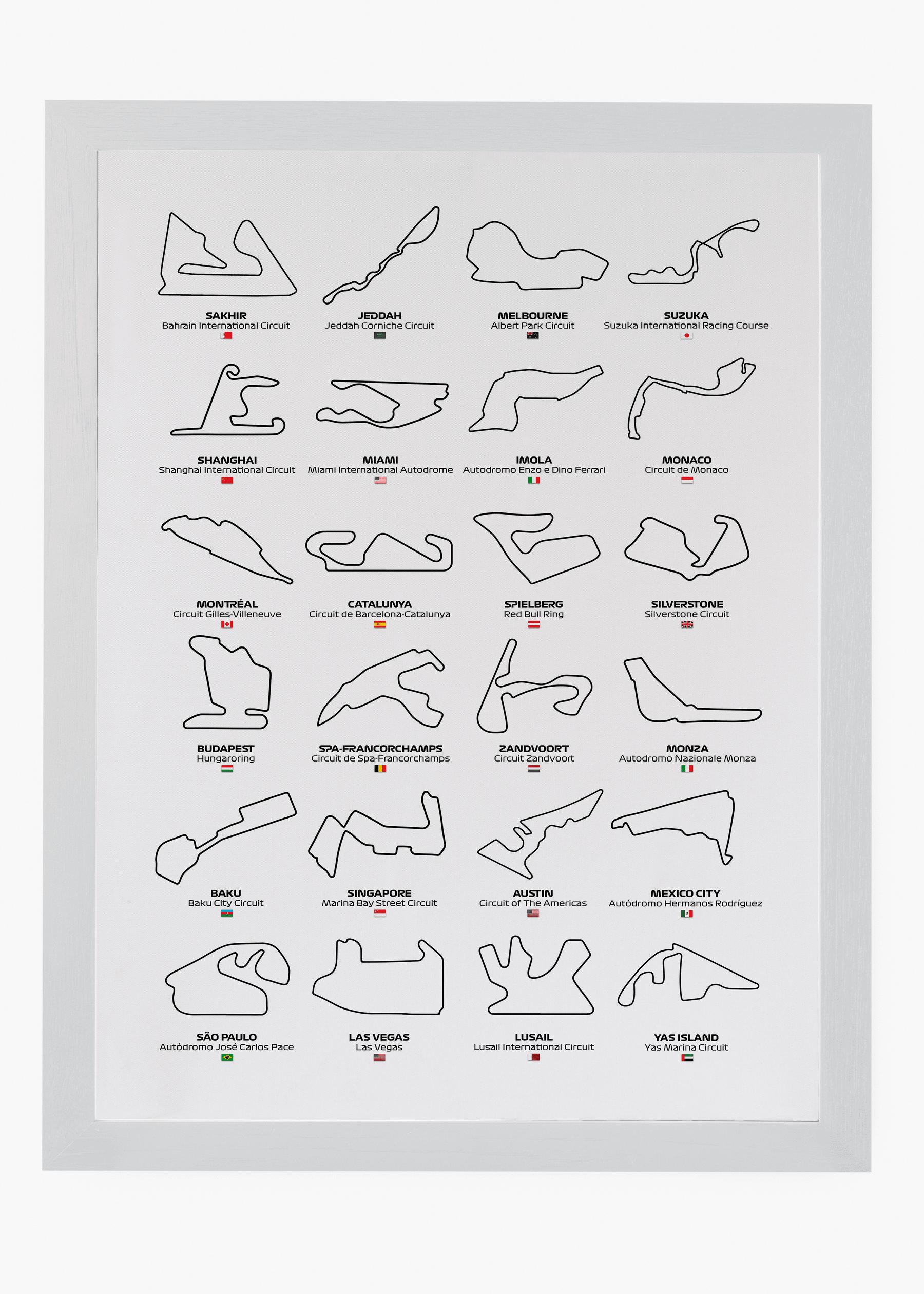 Quadro F1 Circuits 2024 II
