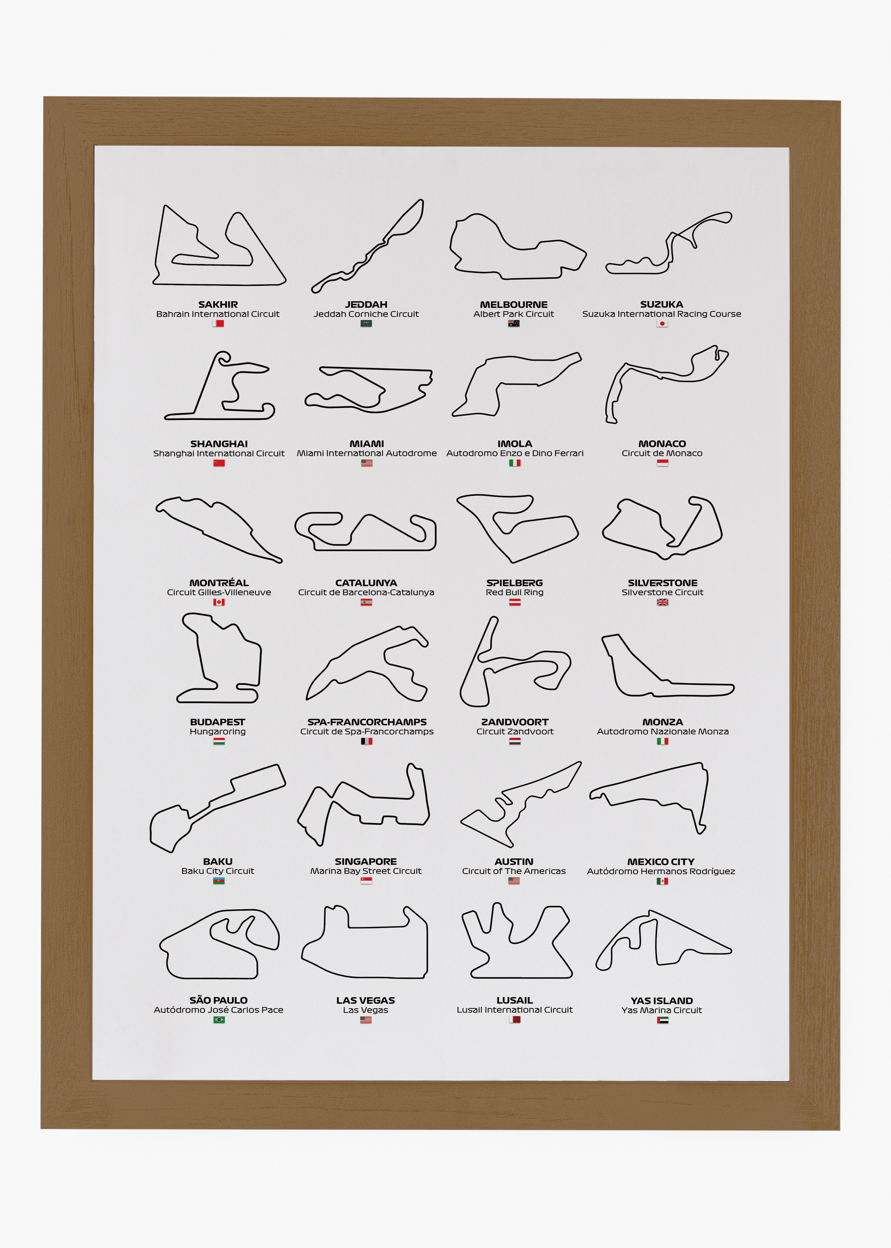 Quadro F1 Circuits 2024 II