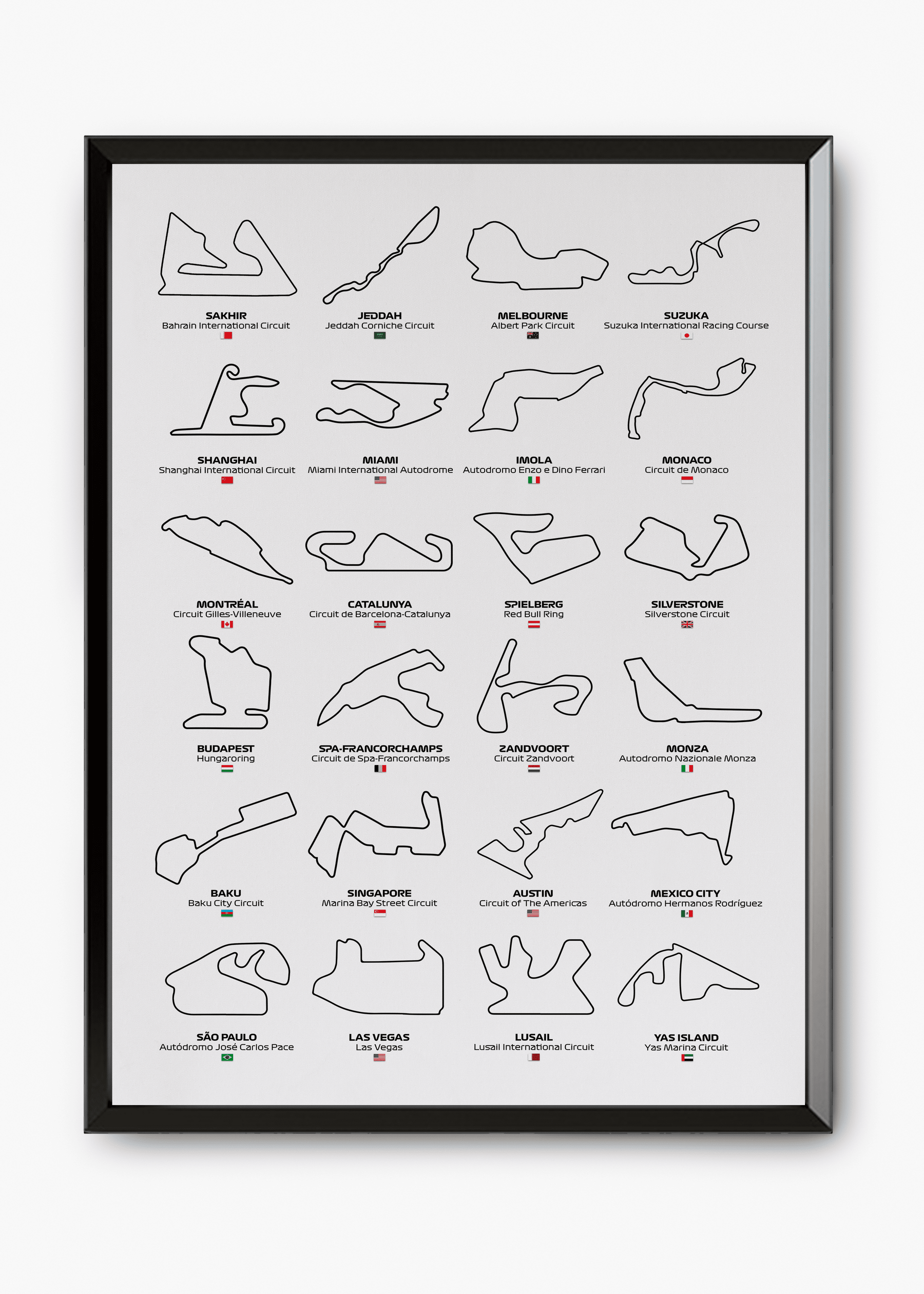 Quadro F1 Circuits 2024 II