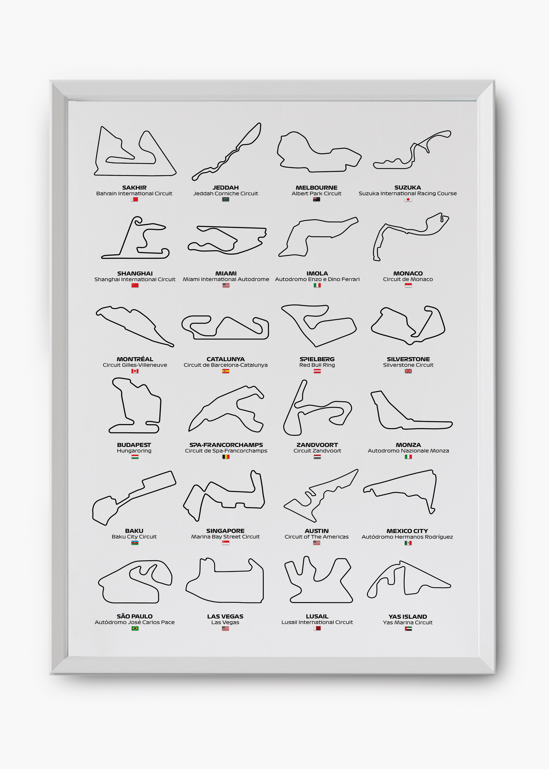 Quadro F1 Circuits 2024 II