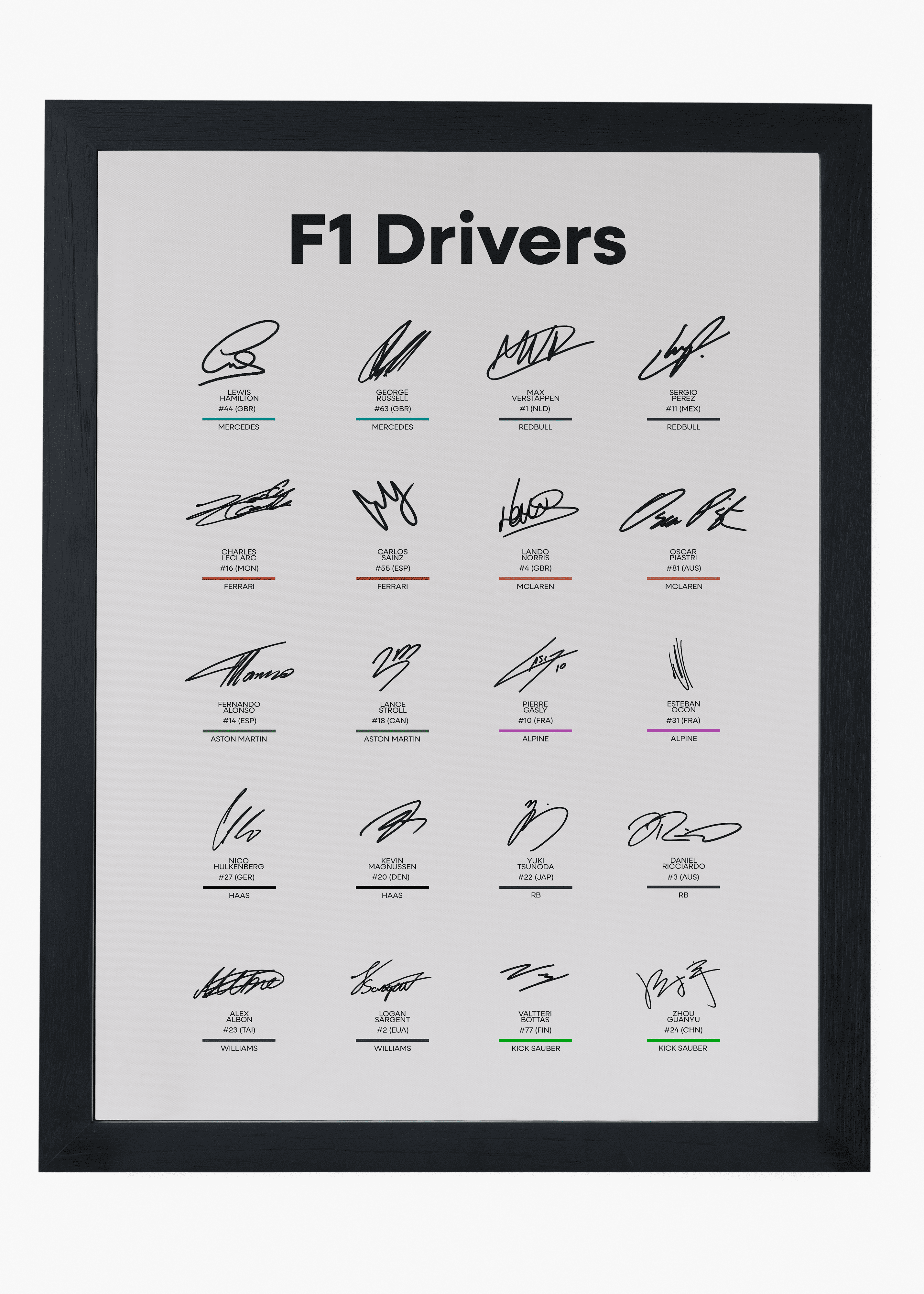 Quadro F1 Drivers 2024