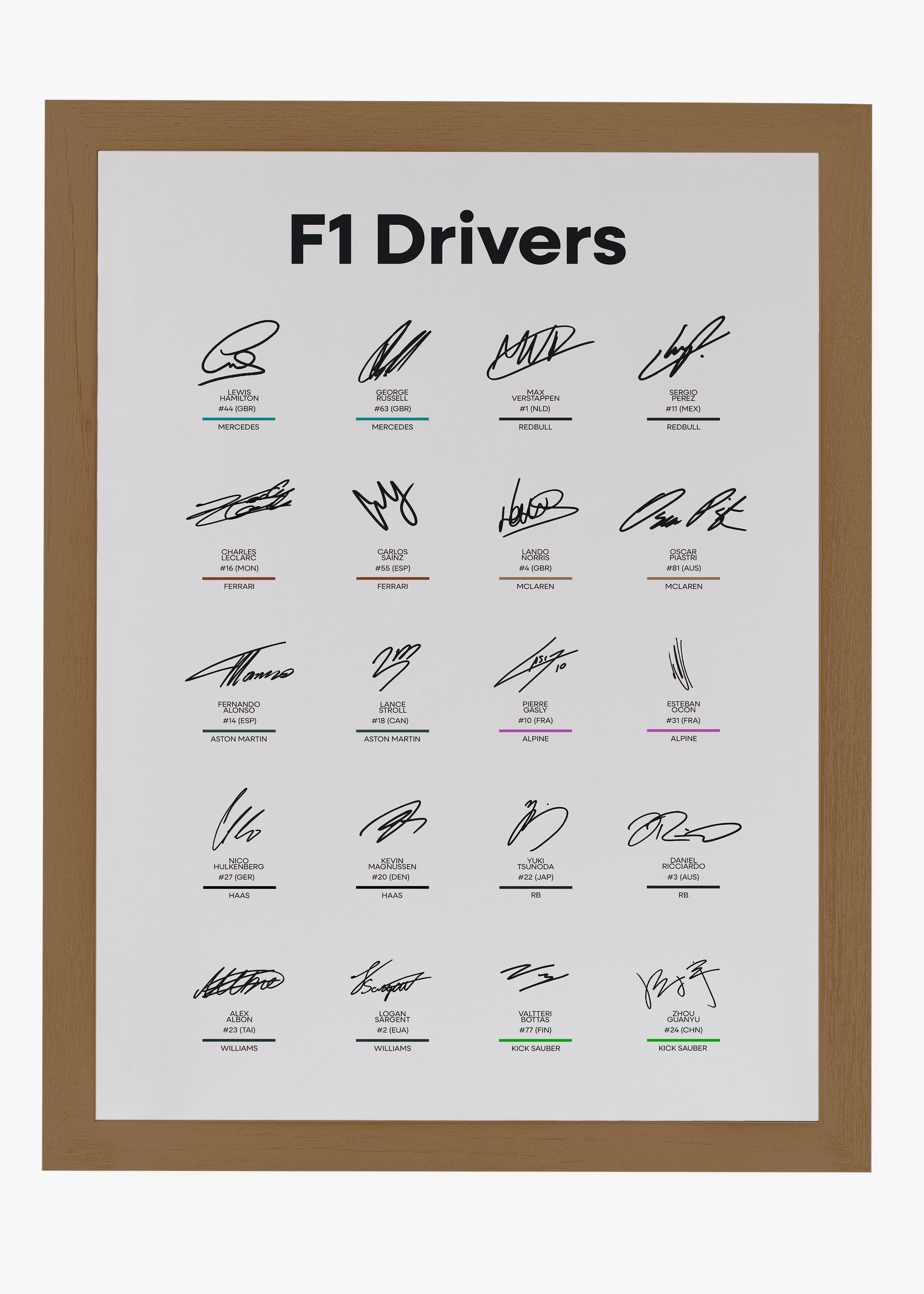 Quadro F1 Drivers 2024