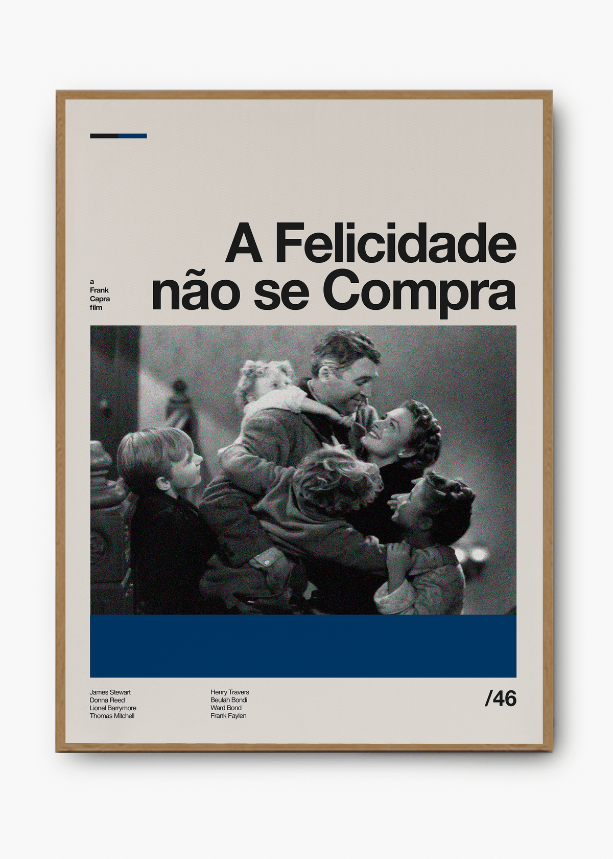 Quadro decorativo A Felicidade Não Se Compra — arte inspiracional para parede | Cübe Quadros
