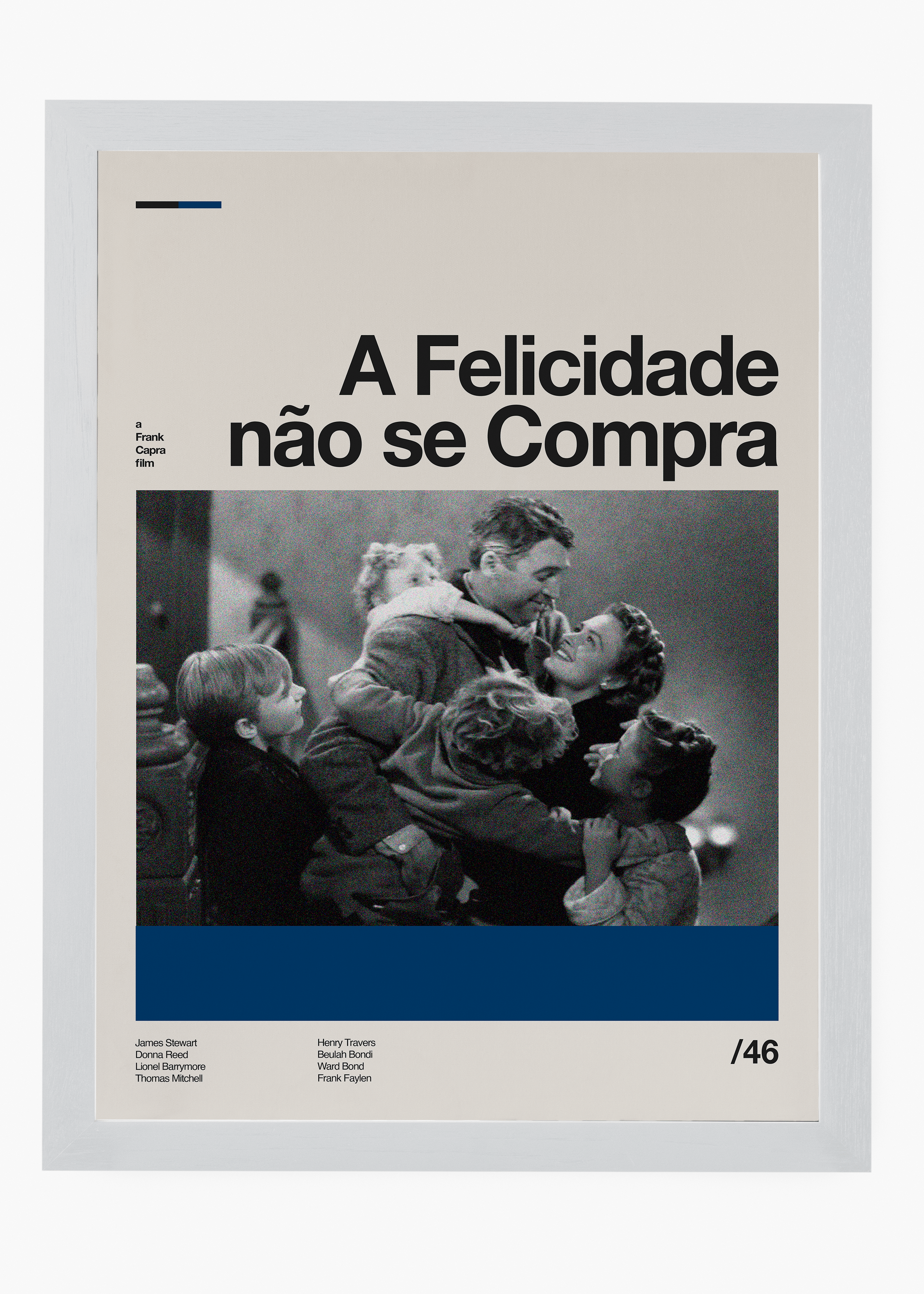 Quadro decorativo A Felicidade Não Se Compra — arte inspiracional para parede | Cübe Quadros