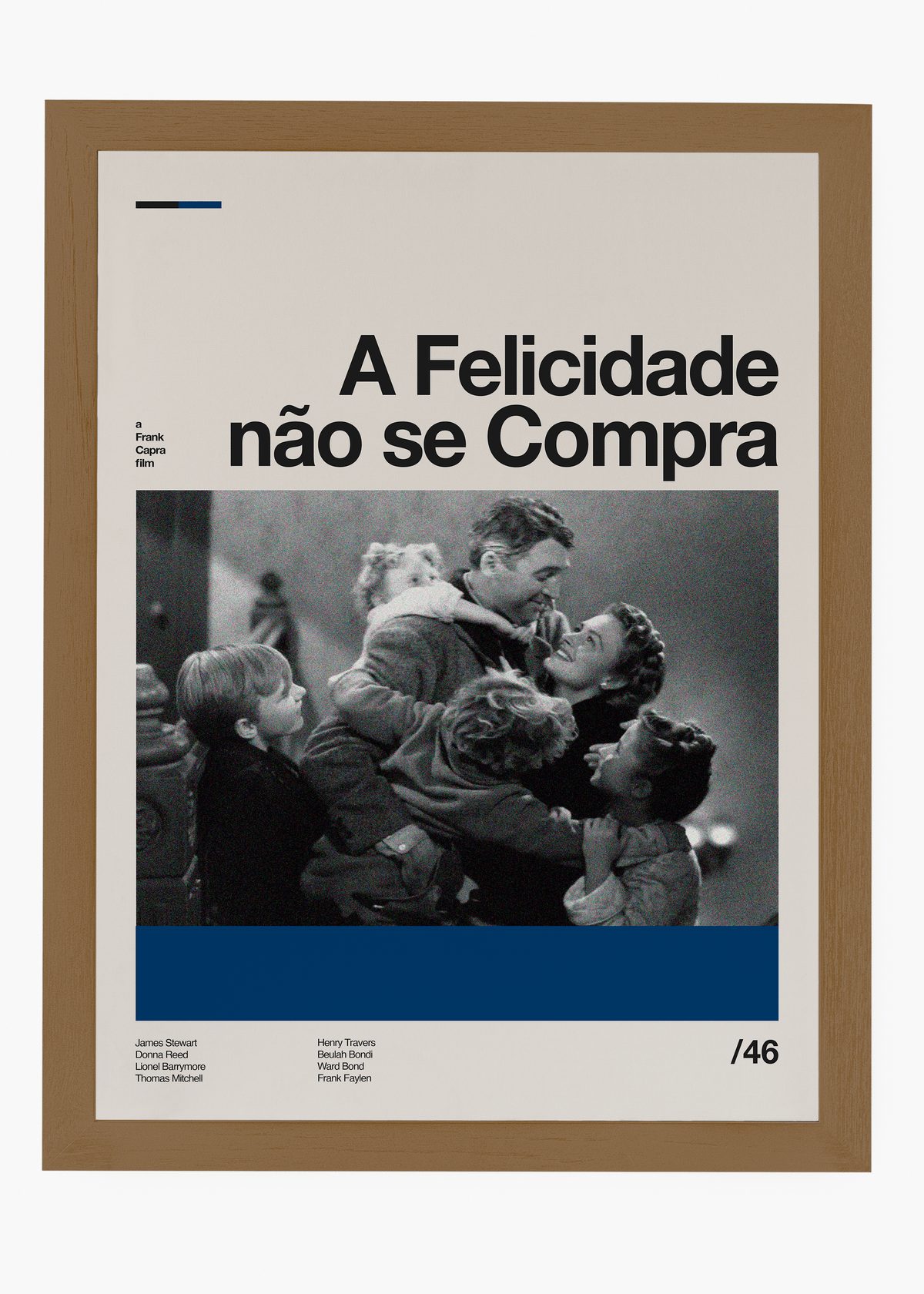Quadro decorativo A Felicidade Não Se Compra — arte inspiracional para parede | Cübe Quadros