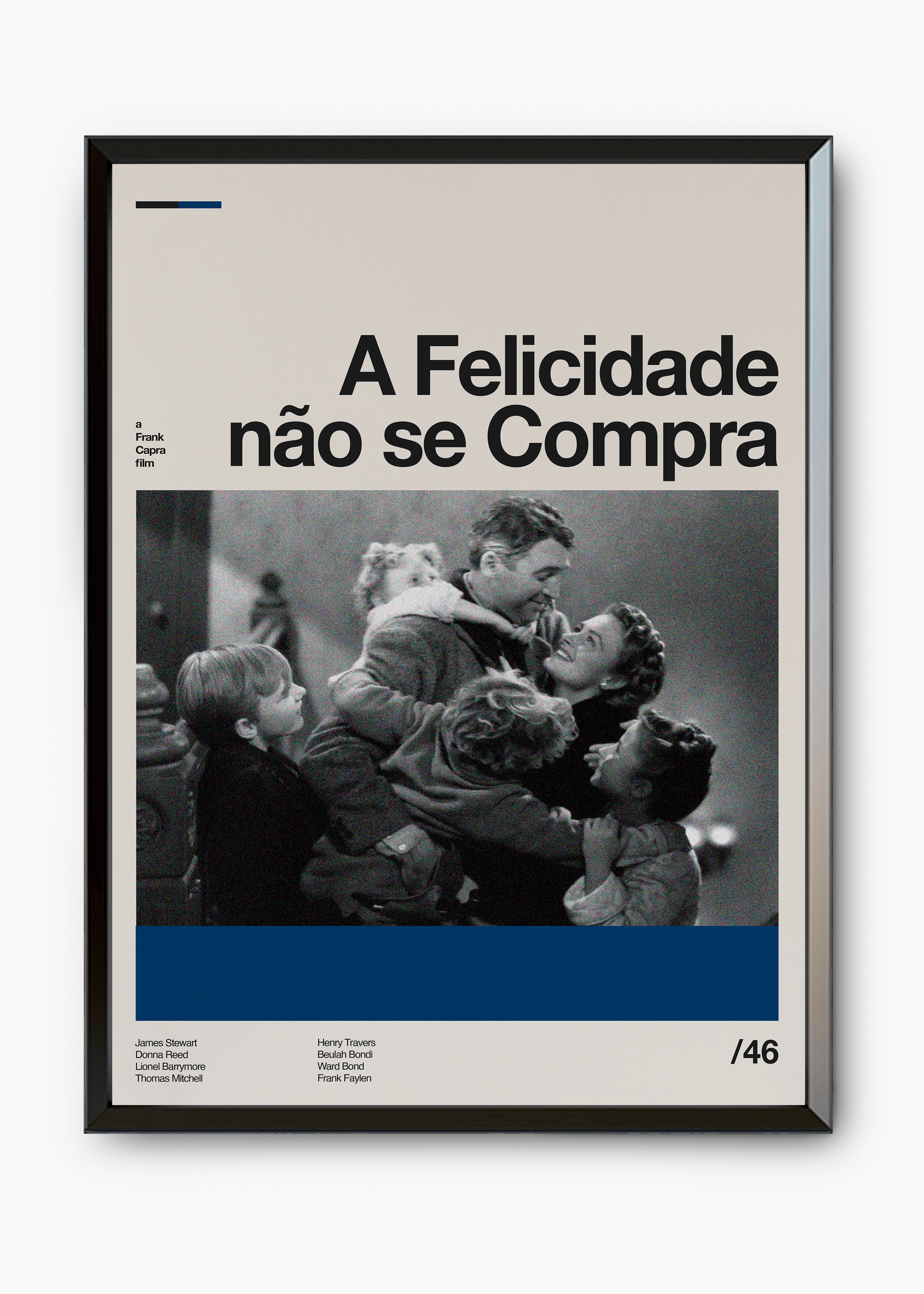 Quadro decorativo A Felicidade Não Se Compra — arte inspiracional para parede | Cübe Quadros