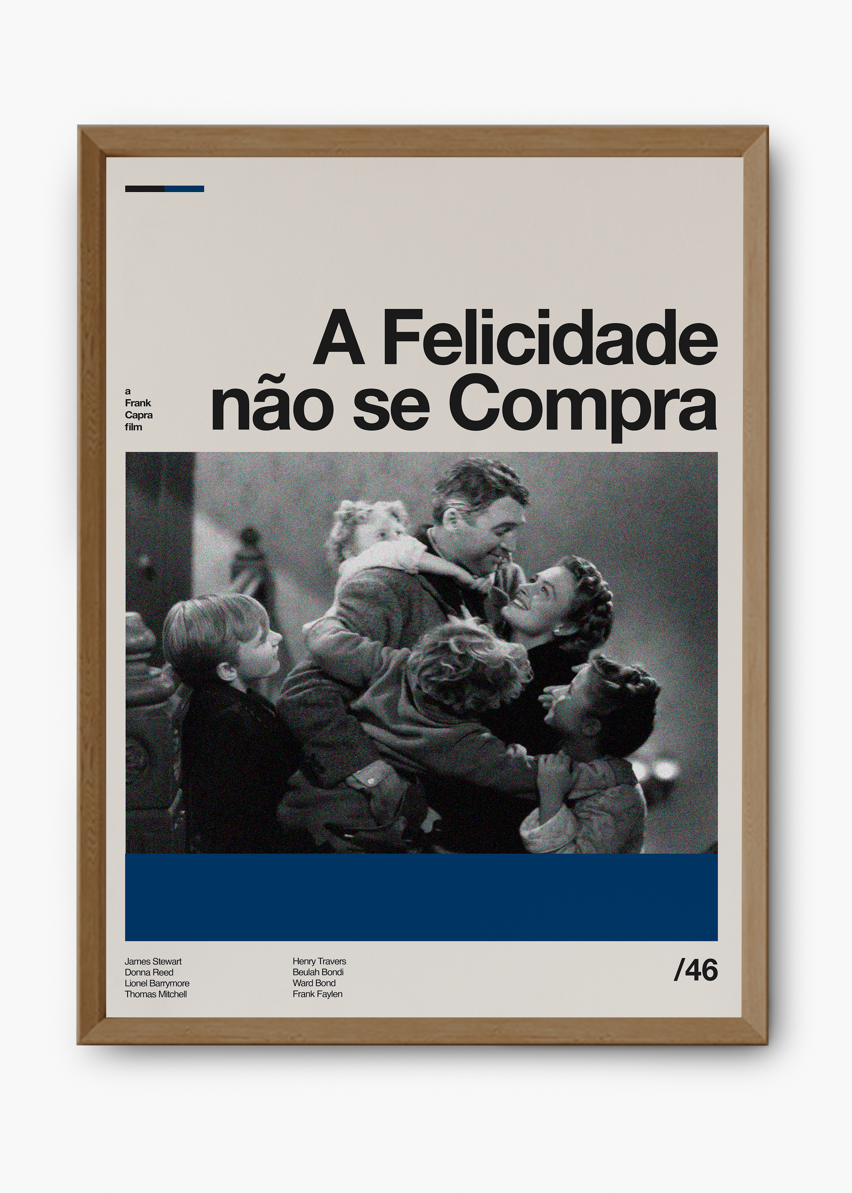 Quadro decorativo A Felicidade Não Se Compra — arte inspiracional para parede | Cübe Quadros