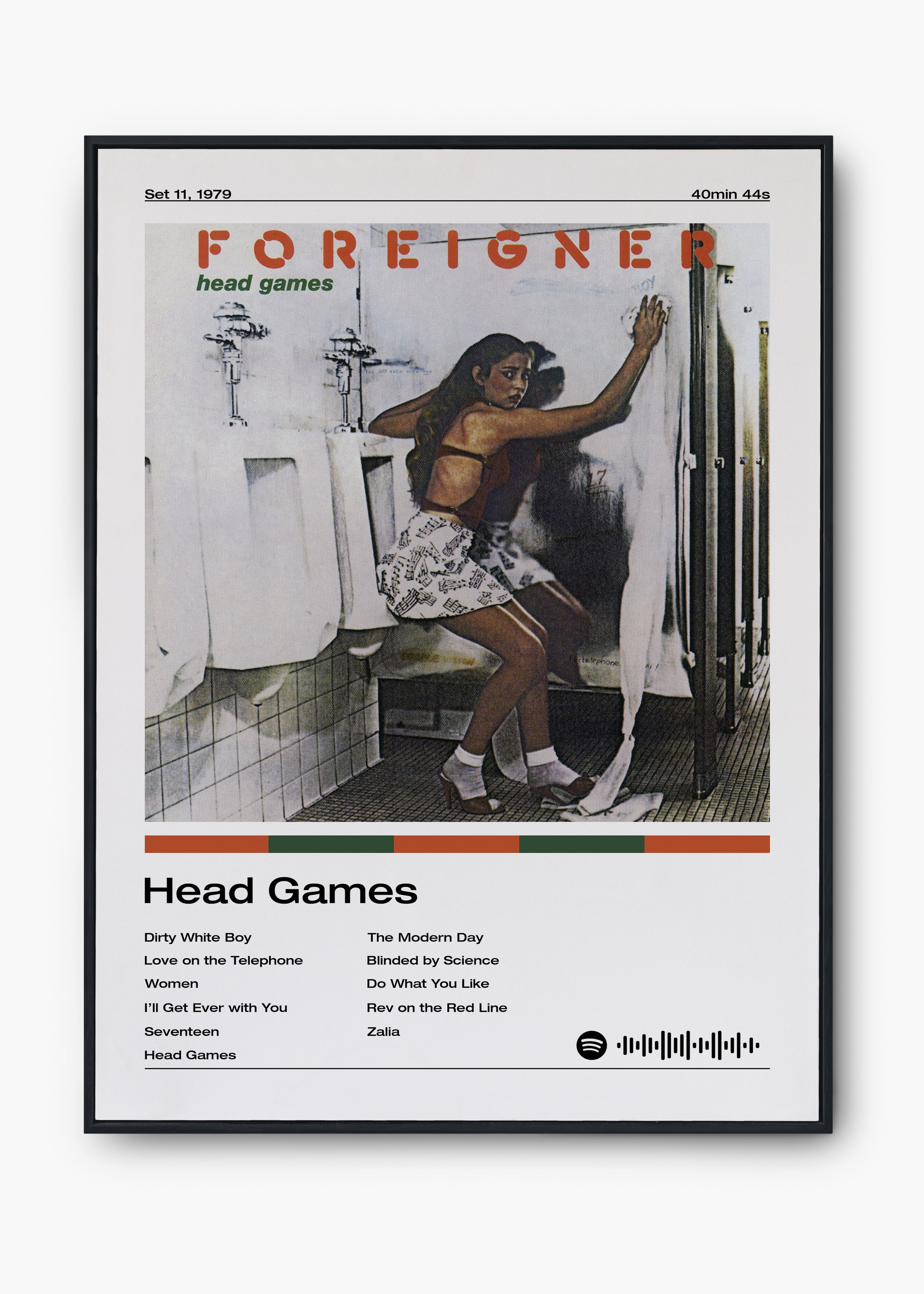 Quadro Foreigner Head Games