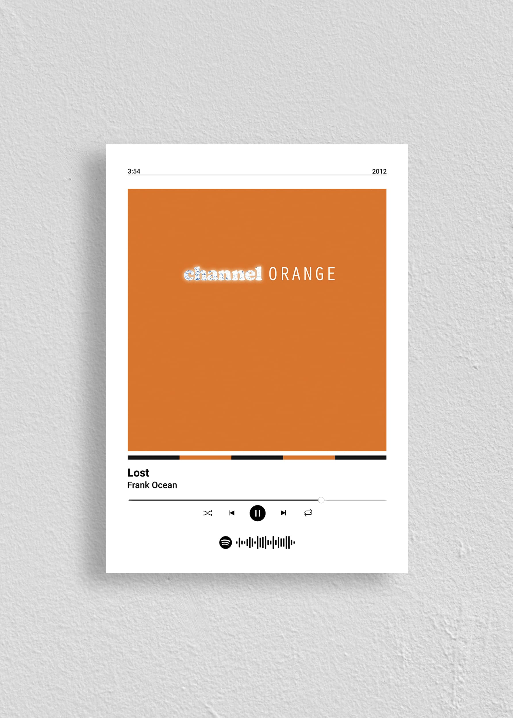 Quadro Frank Ocean Lost