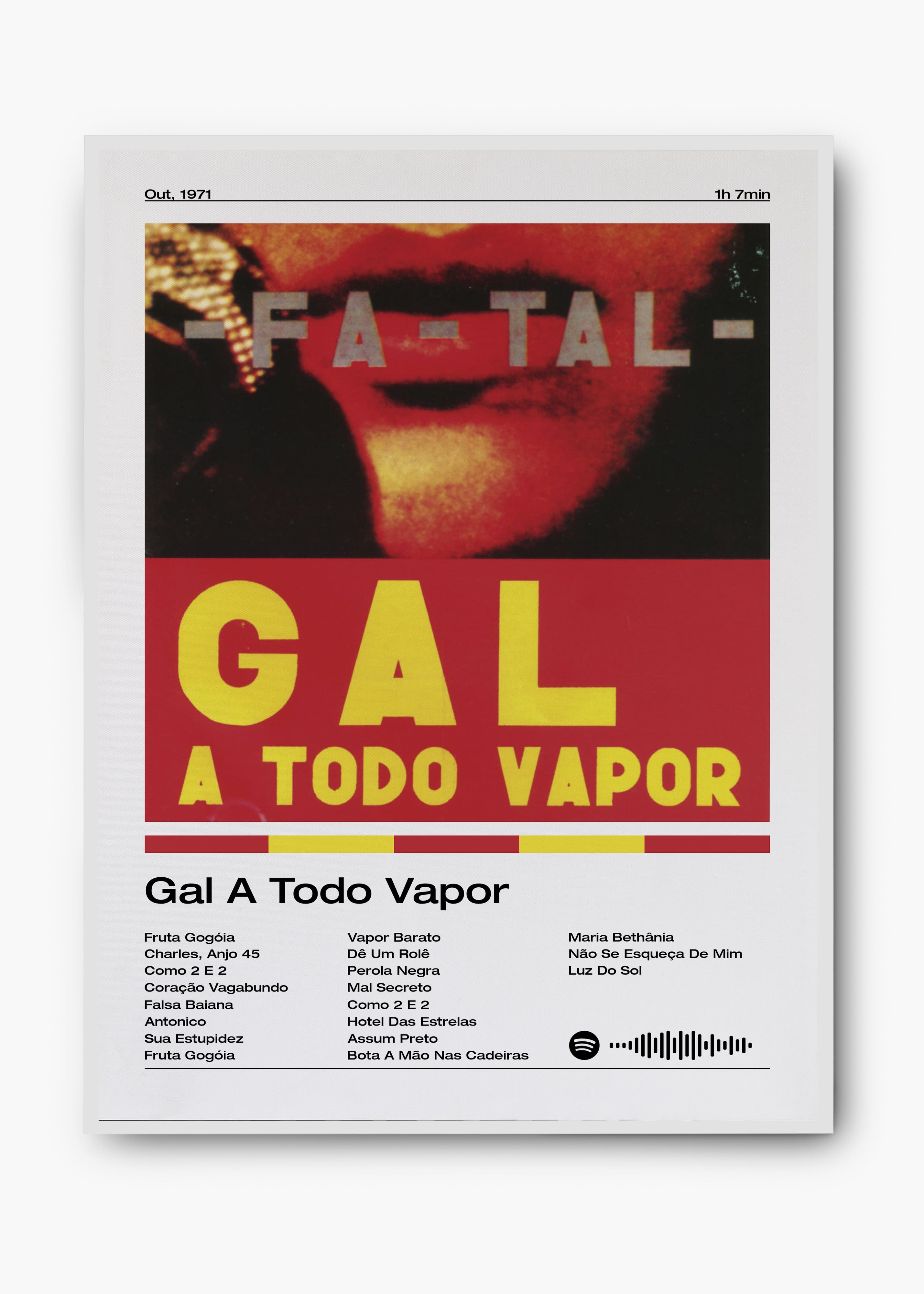 Quadro Gal Costa Gal A Todo Vapor