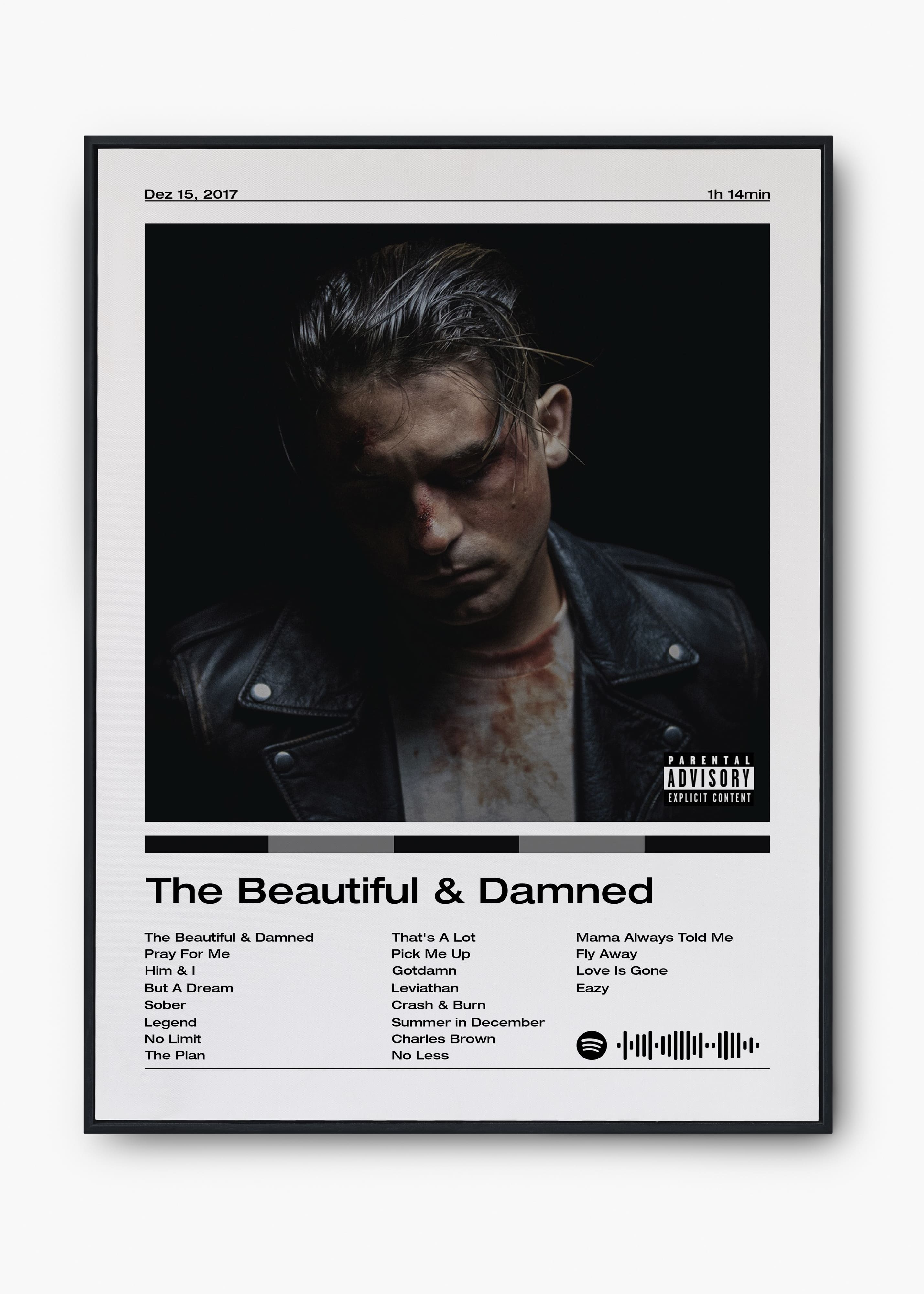 Quadro G-Eazy The Beatiful Damned