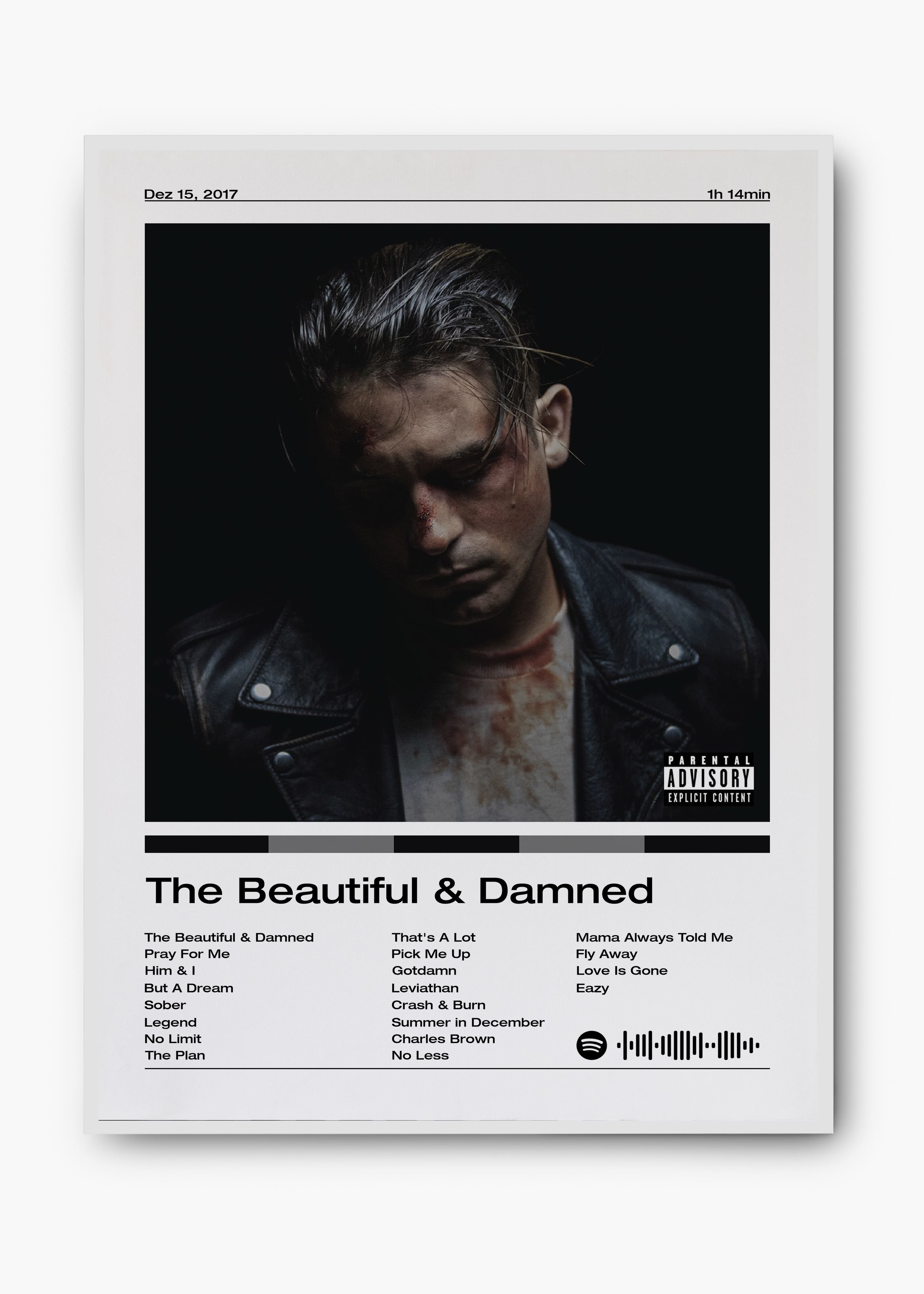 Quadro G-Eazy The Beatiful Damned