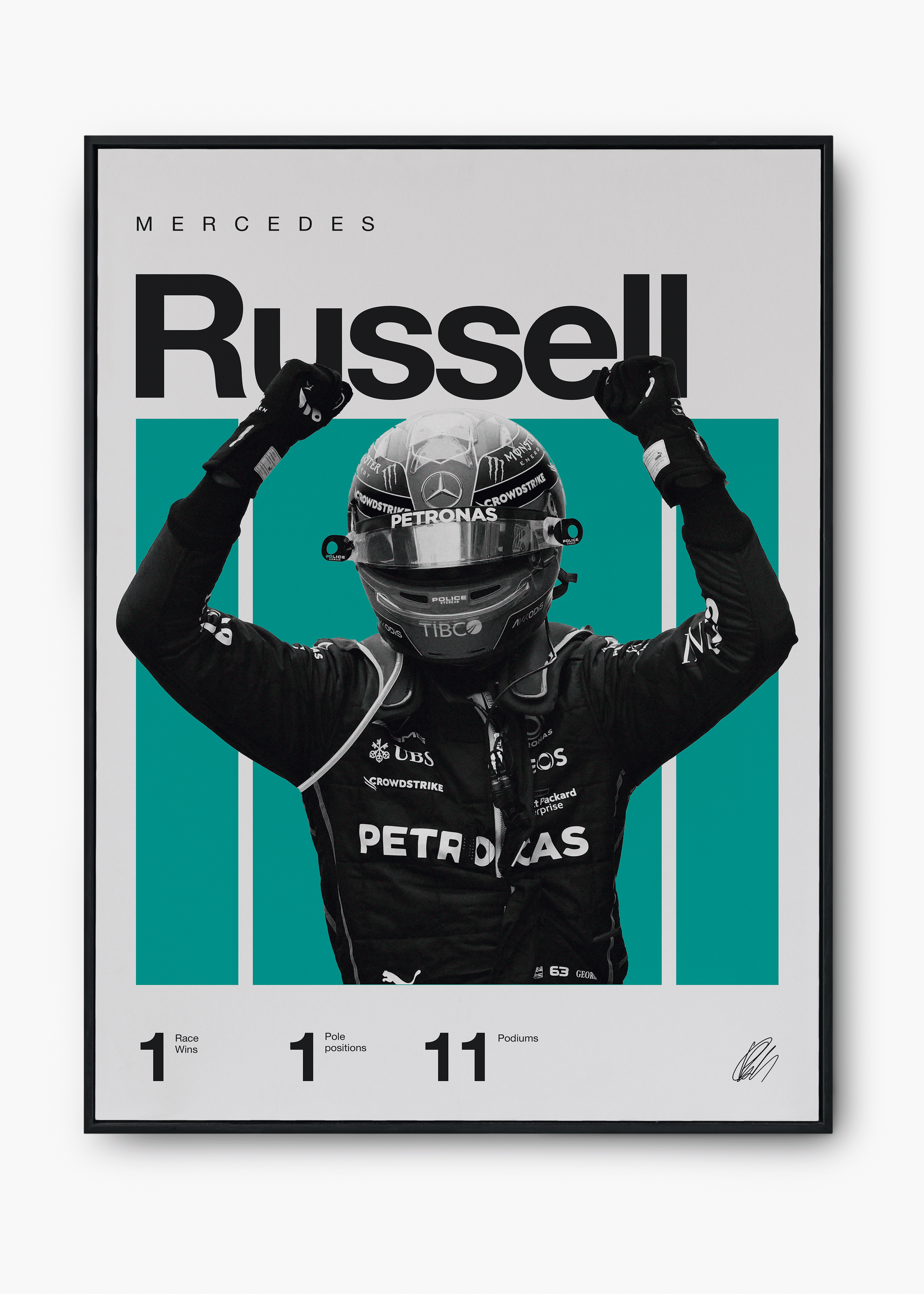 Quadro George Russel F1