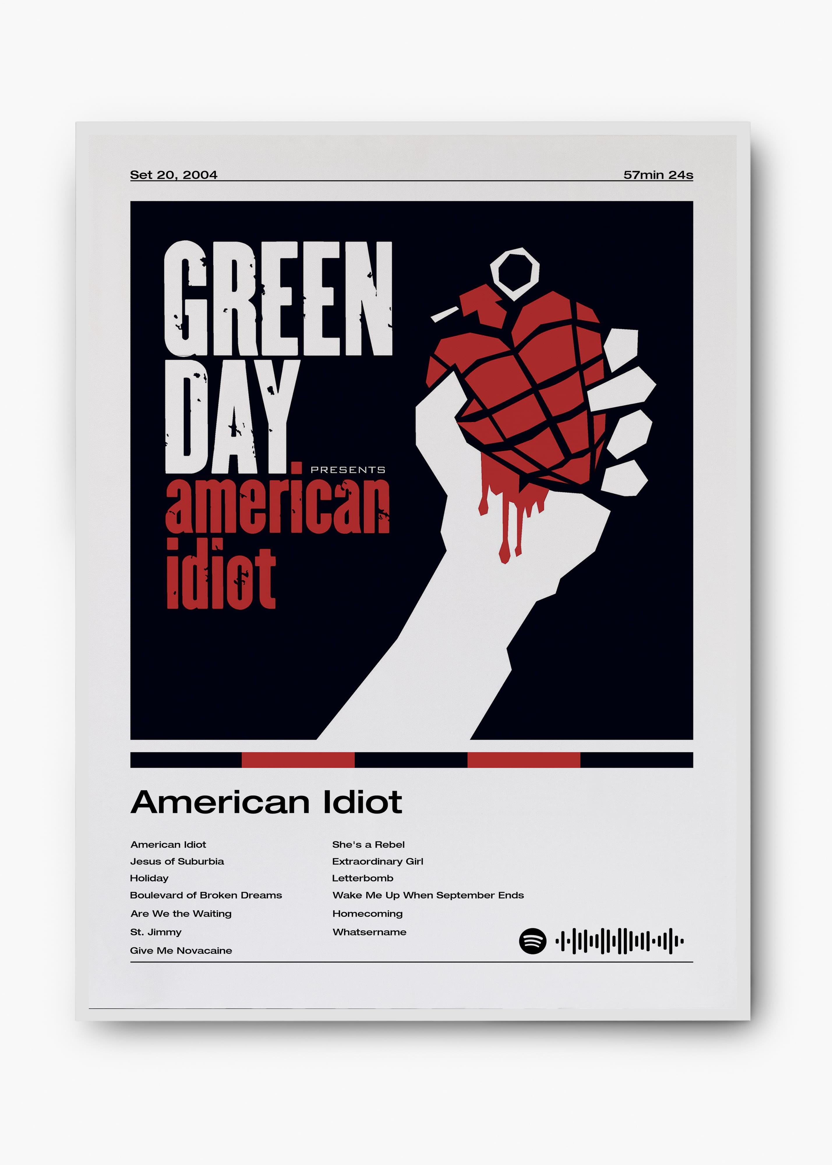 Quadro Green Day American Idiot