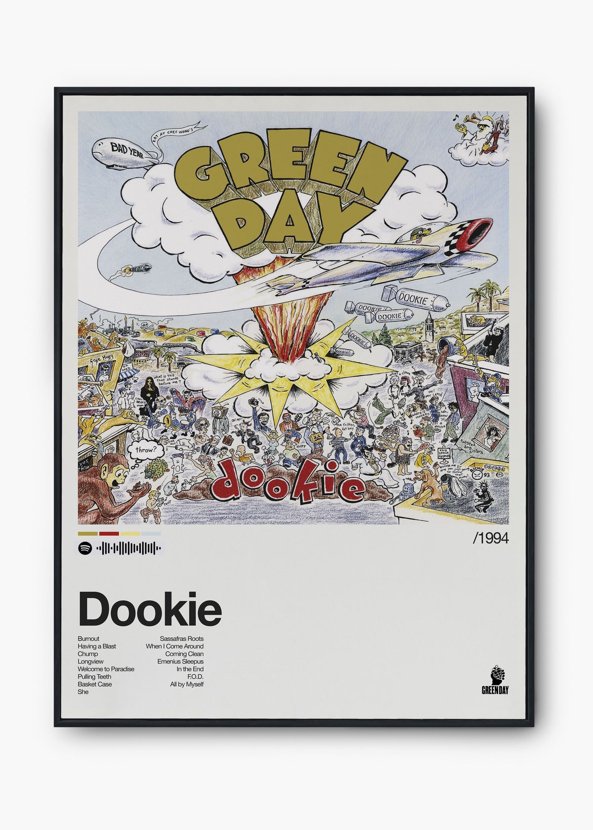 Quadro Green Day Dookie