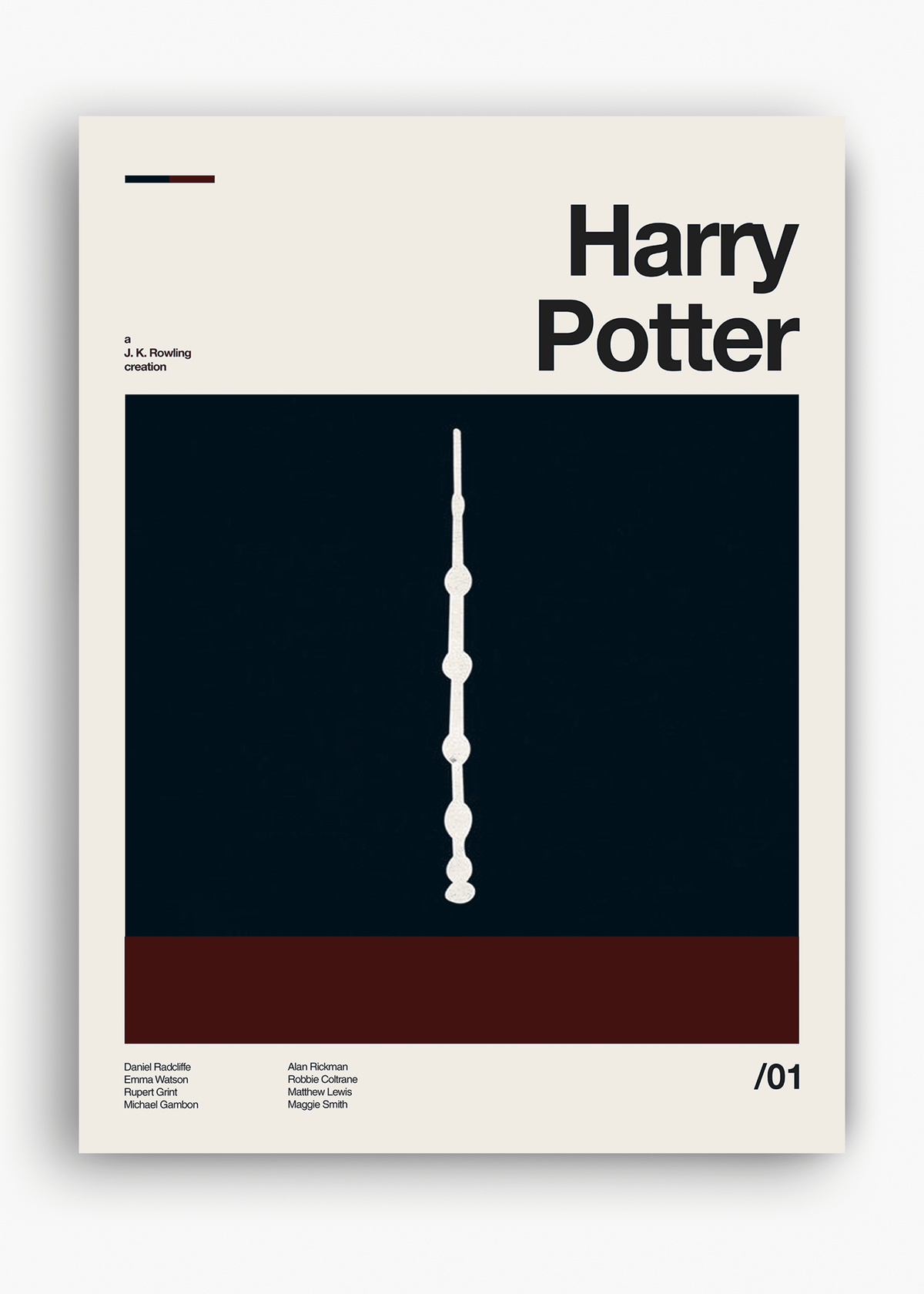 Quadro decorativo Harry Potter — arte de cinema para parede | Cübe Quadros