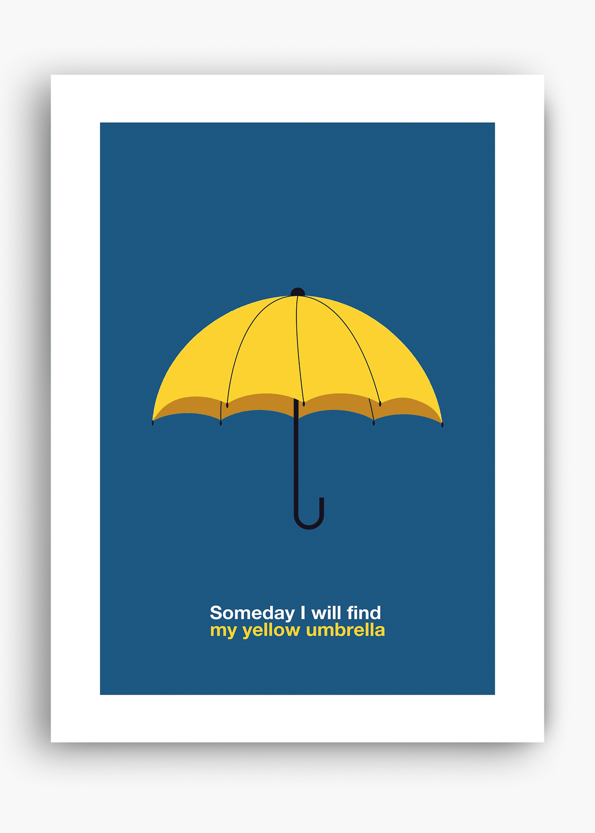 Quadro decorativo How I Met Your Mother — arte de série para parede | Cübe Quadros
