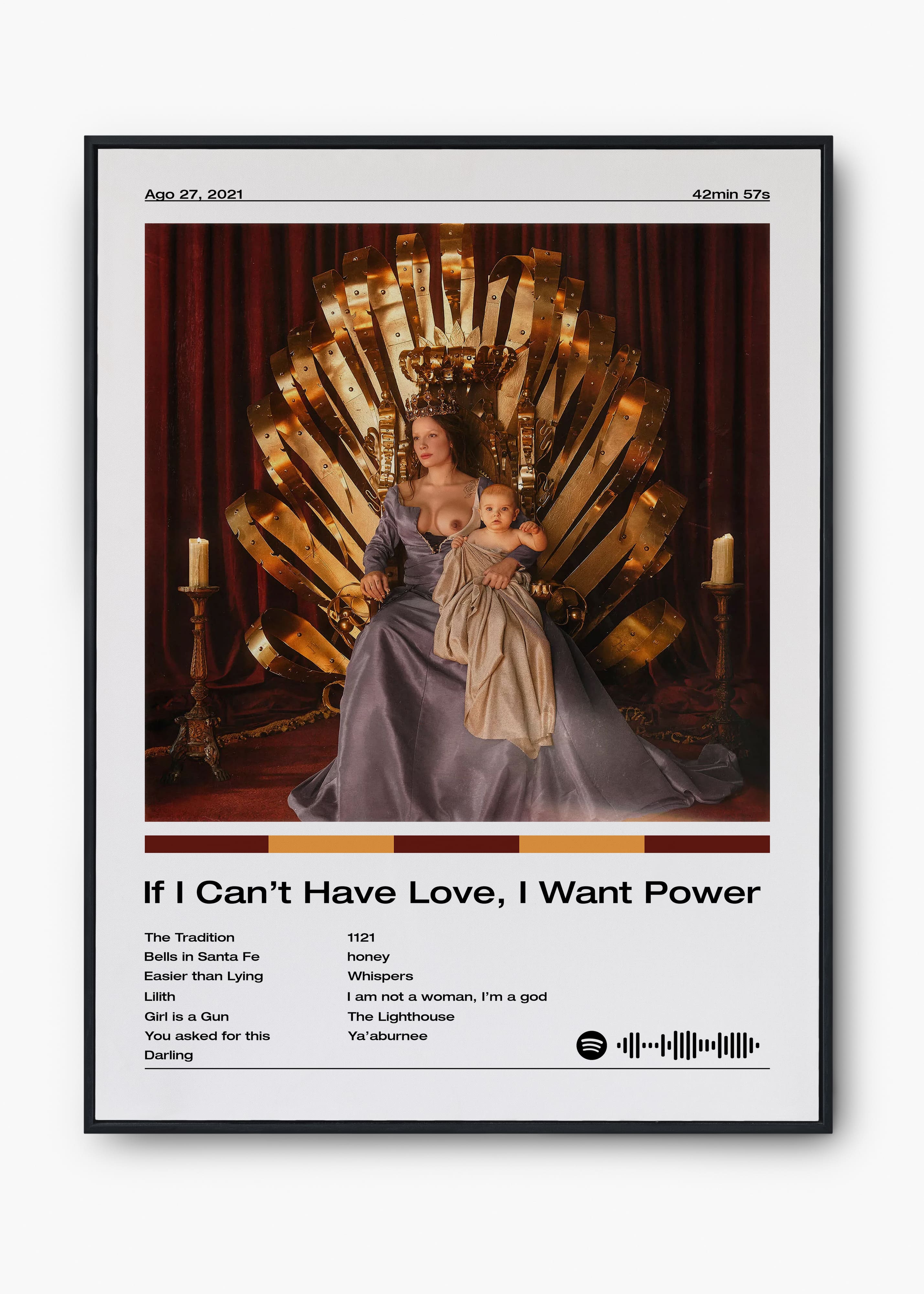Quadro Halsey If I Can't Have Love, I Want Power