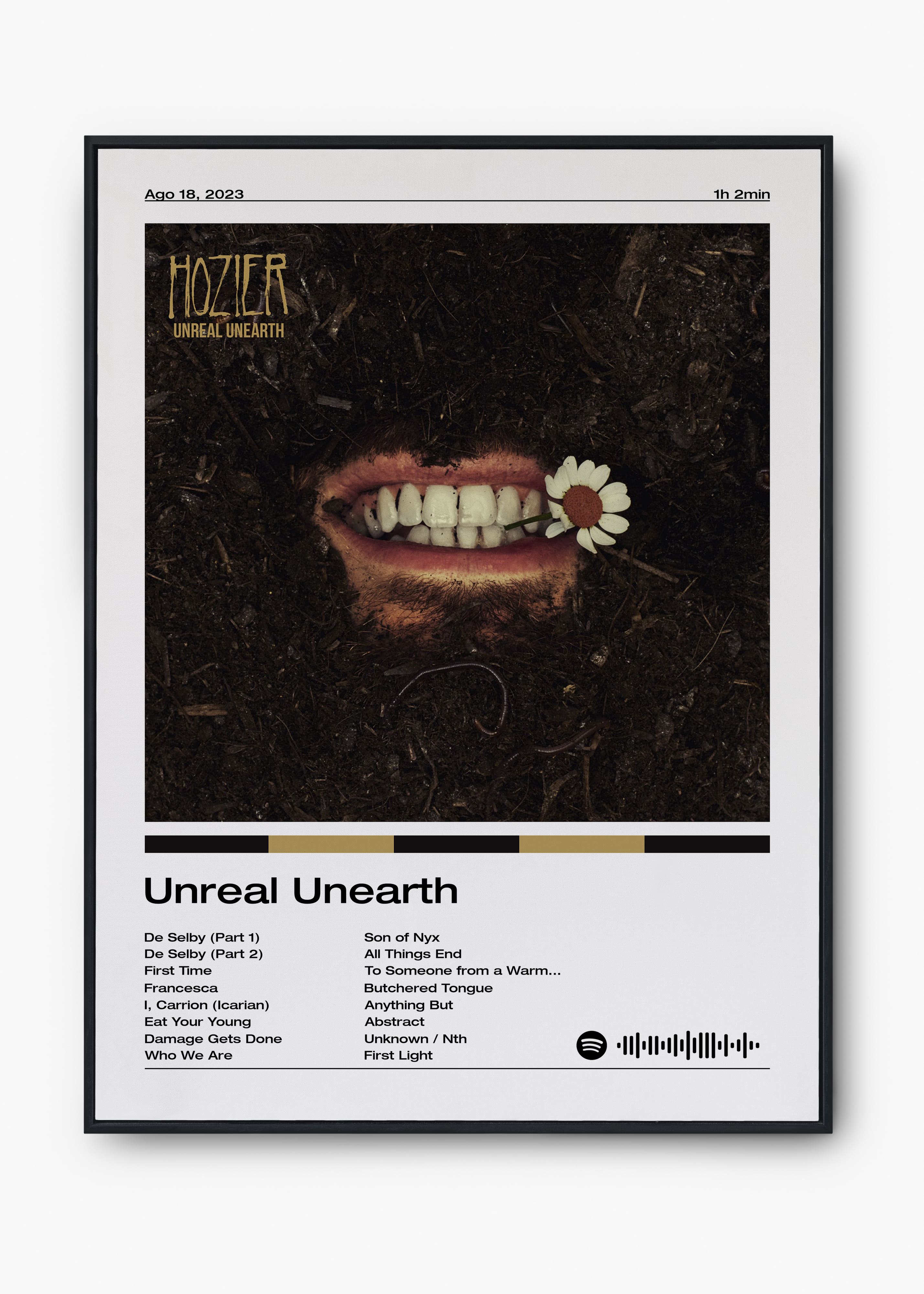 Quadro Hozier Unreal Unearth