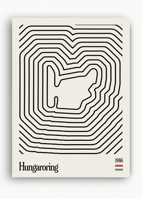Quadro Hugaroring Hungria Mosaic