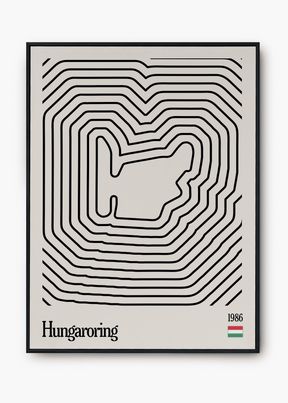 Quadro Hugaroring Hungria Mosaic