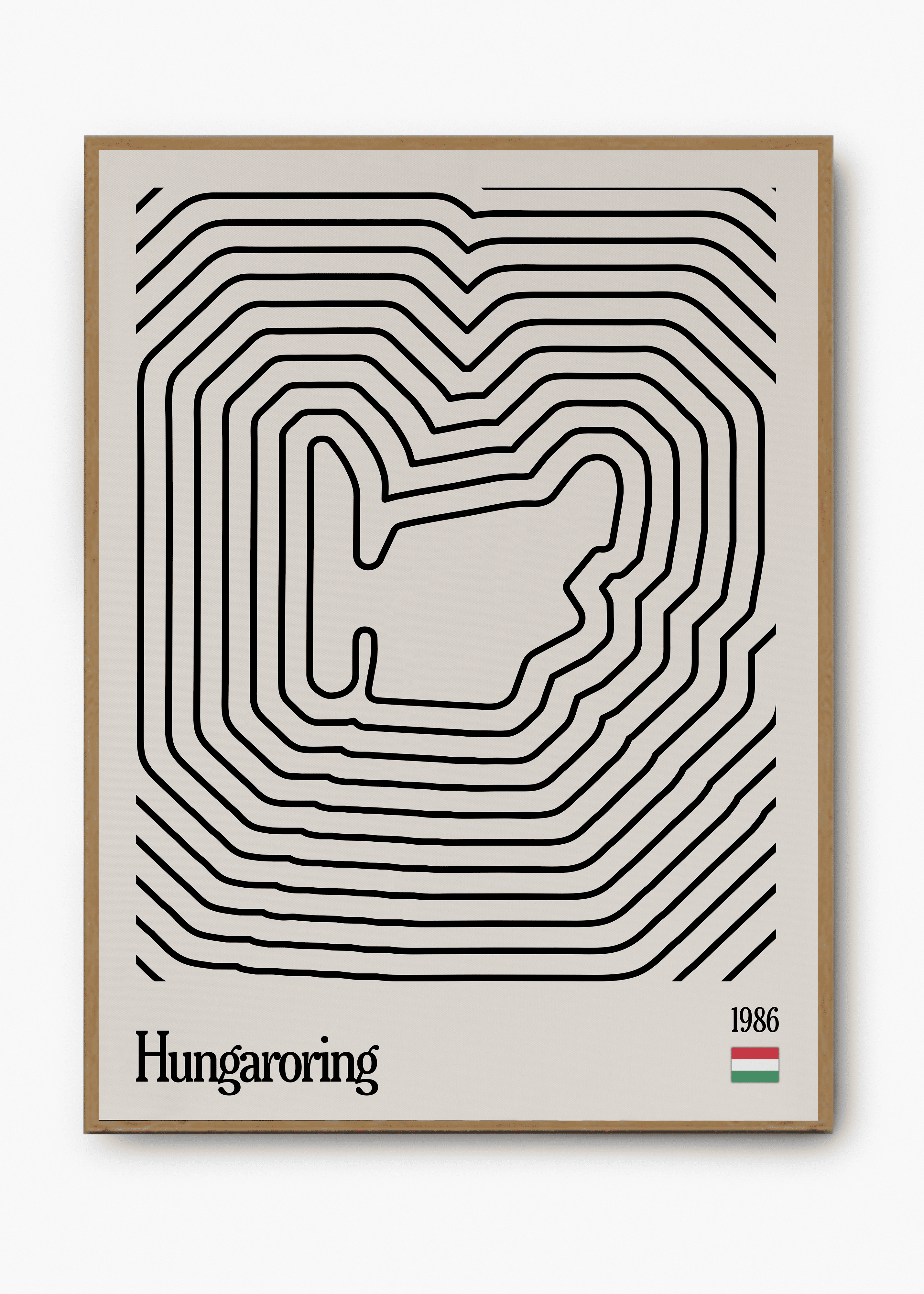 Quadro Hugaroring Hungria Mosaic