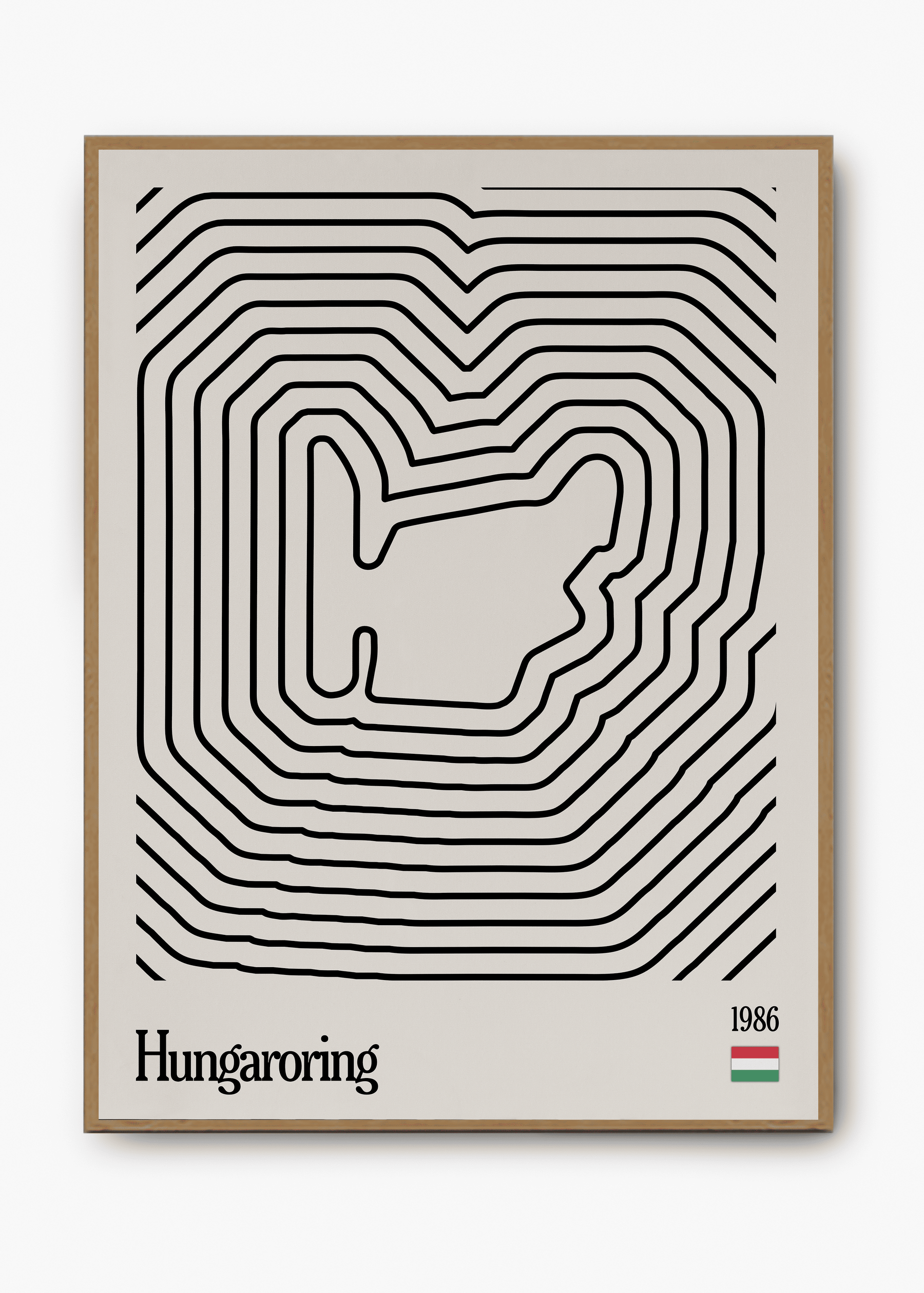 Quadro Hugaroring Hungria Mosaic