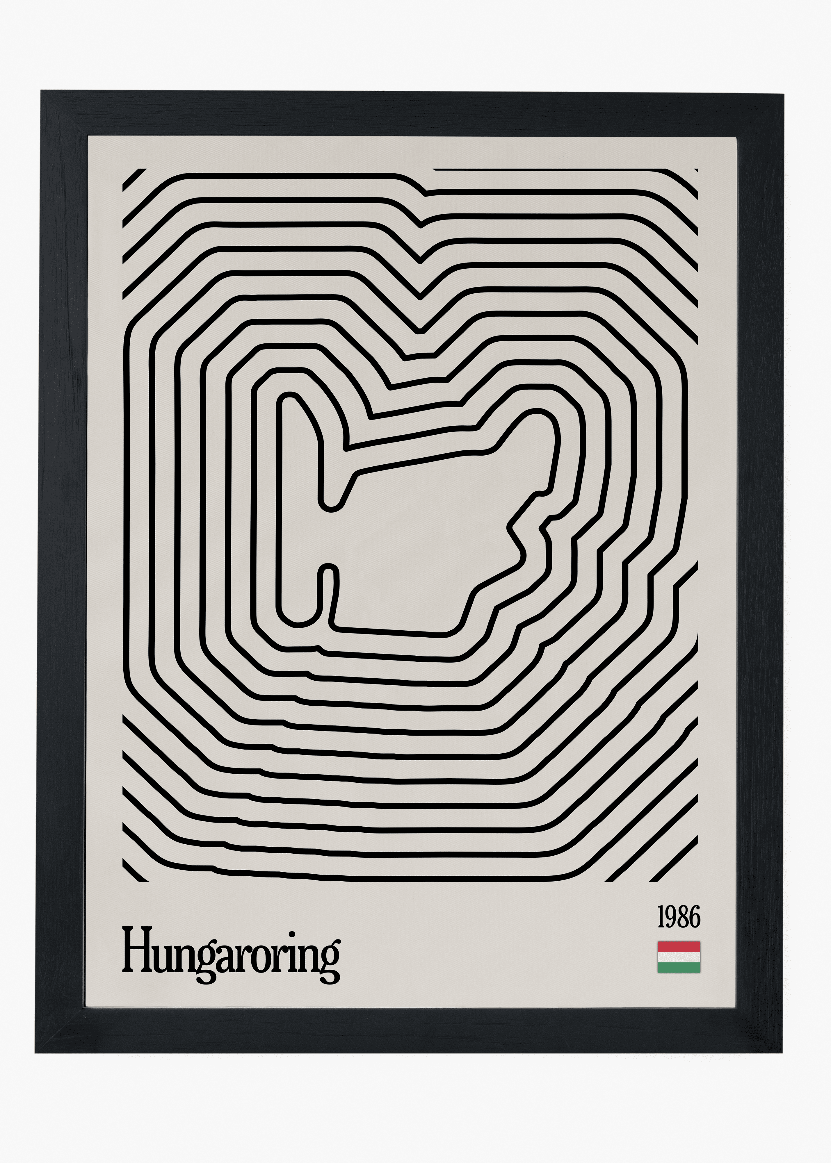 Quadro Hugaroring Hungria Mosaic