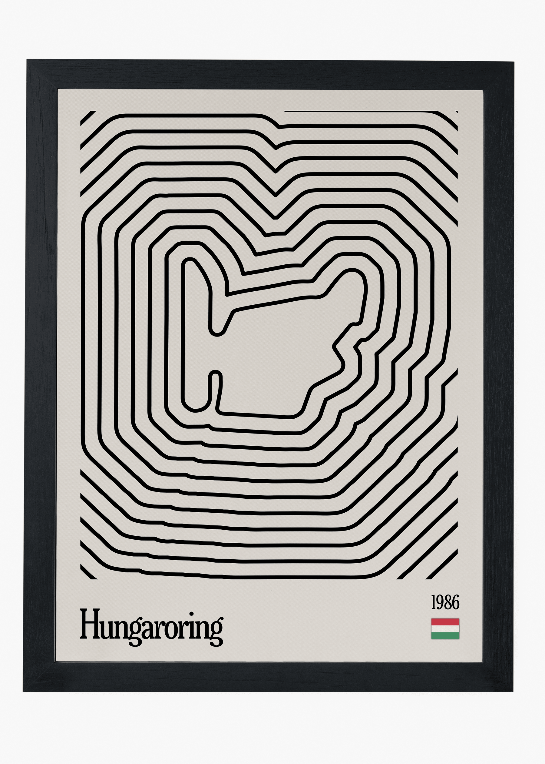 Quadro Hugaroring Hungria Mosaic