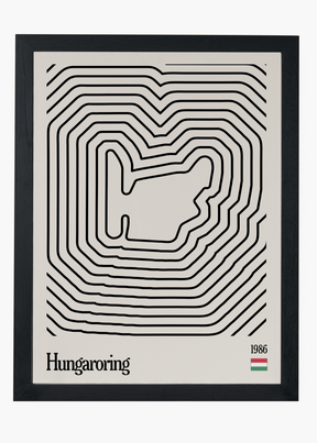 Quadro Hugaroring Hungria Mosaic