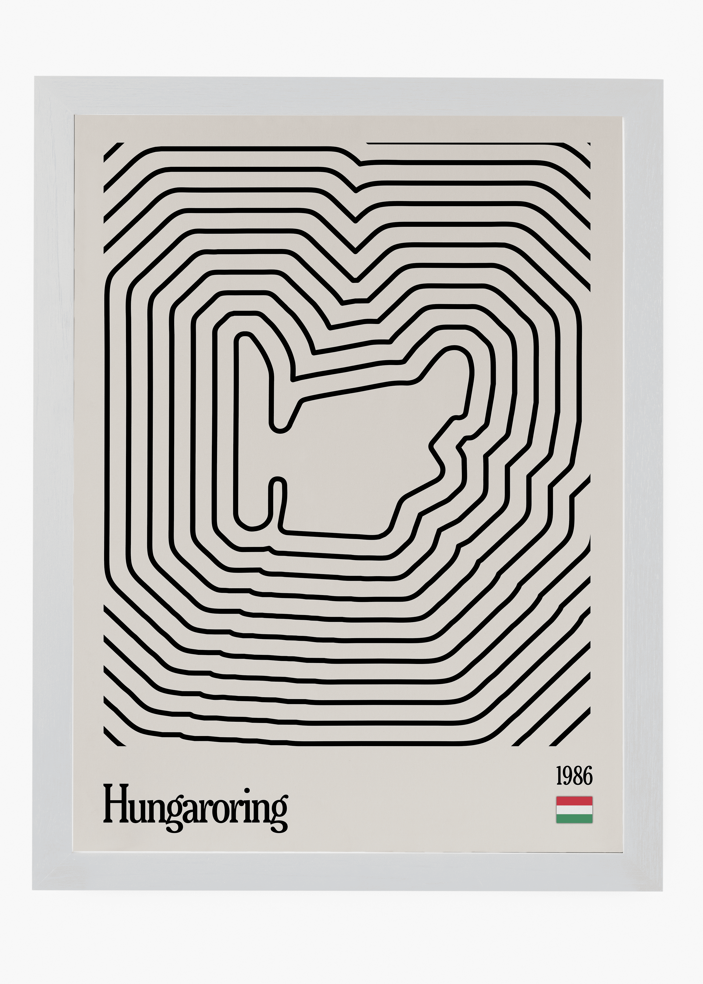 Quadro Hugaroring Hungria Mosaic