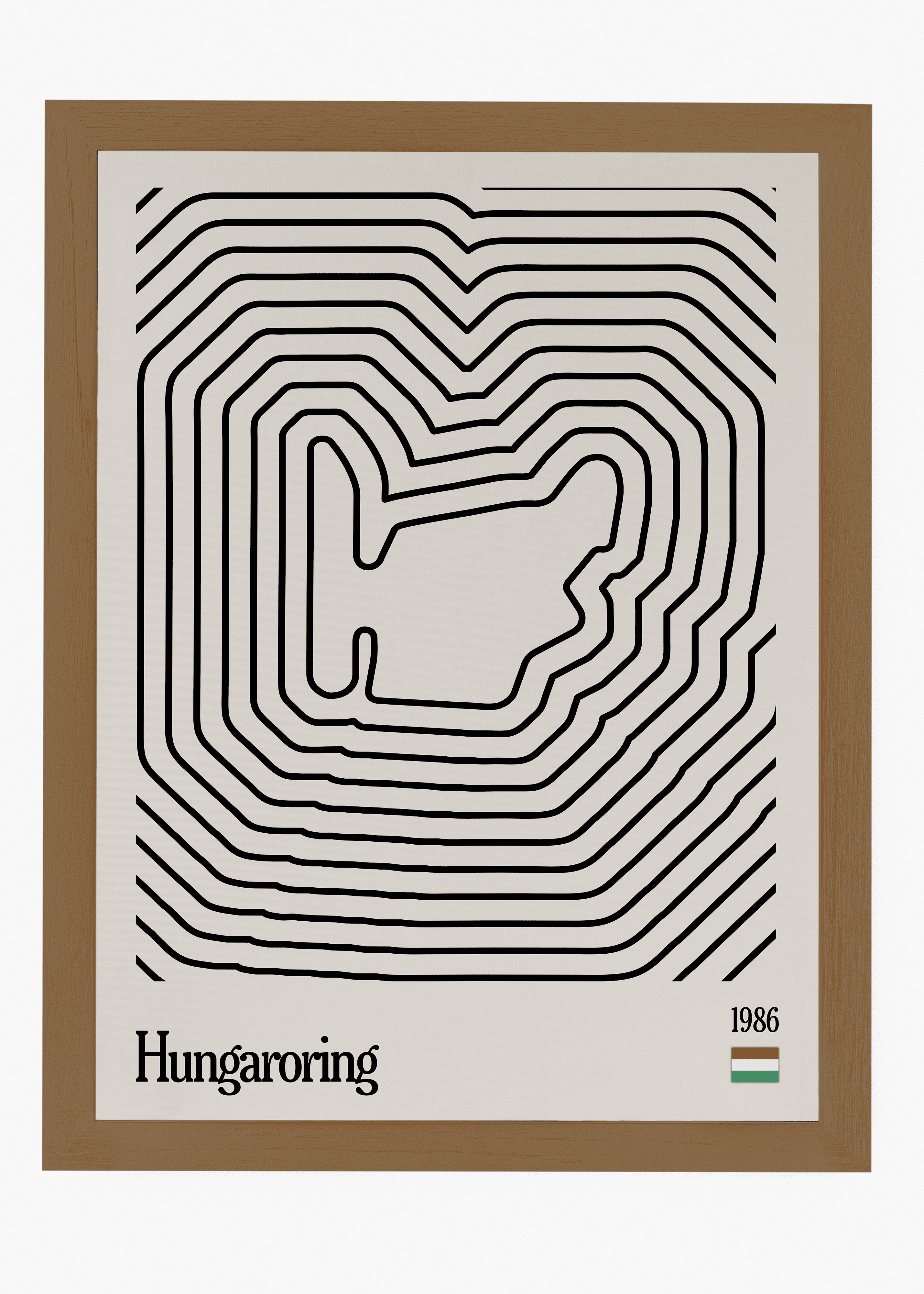 Quadro Hugaroring Hungria Mosaic