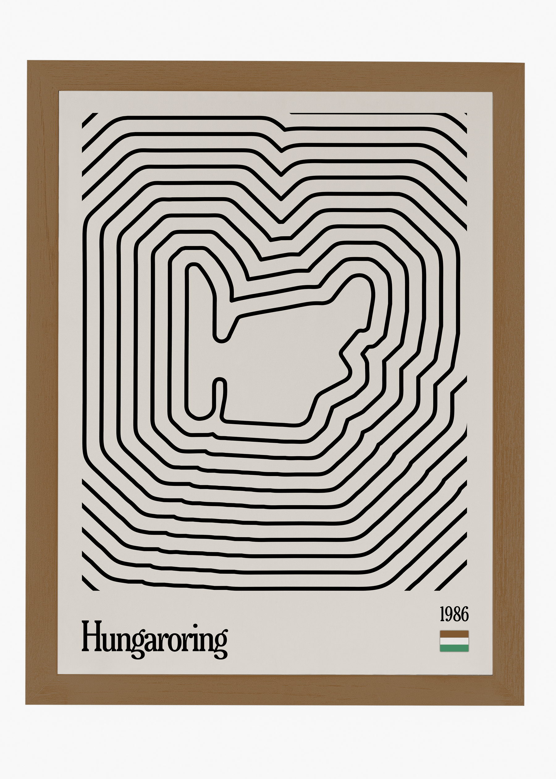 Quadro Hugaroring Hungria Mosaic