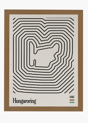 Quadro Hugaroring Hungria Mosaic