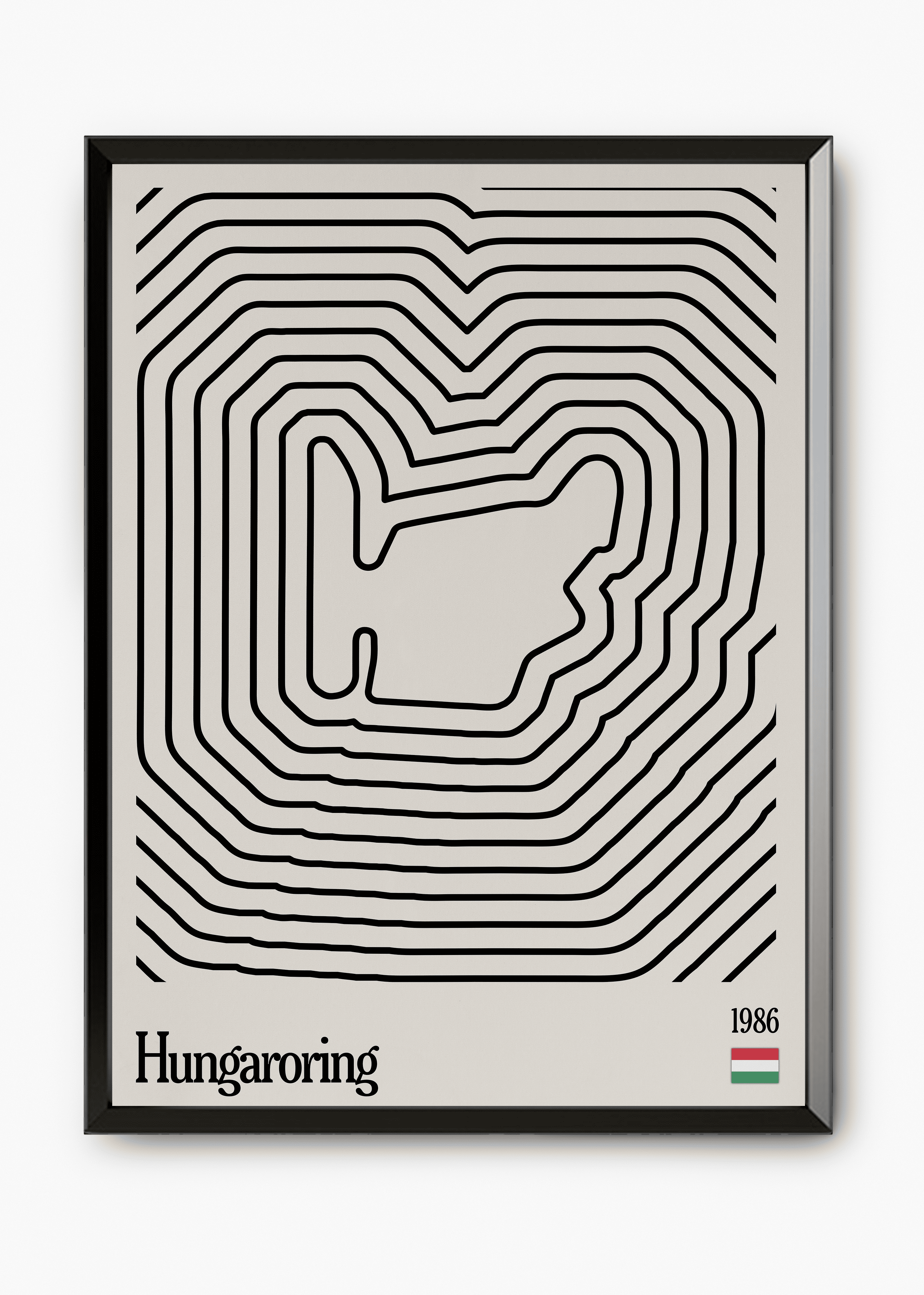 Quadro Hugaroring Hungria Mosaic