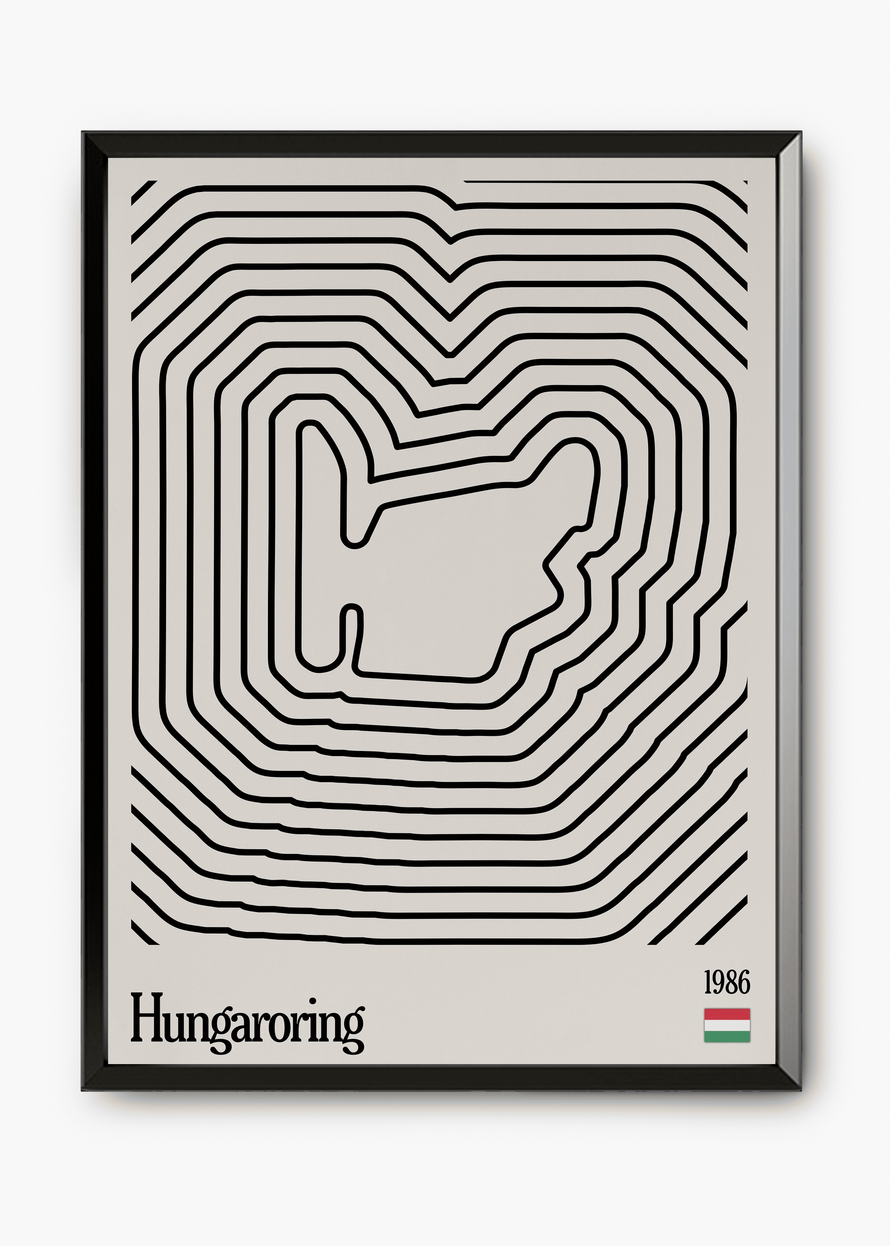 Quadro Hugaroring Hungria Mosaic