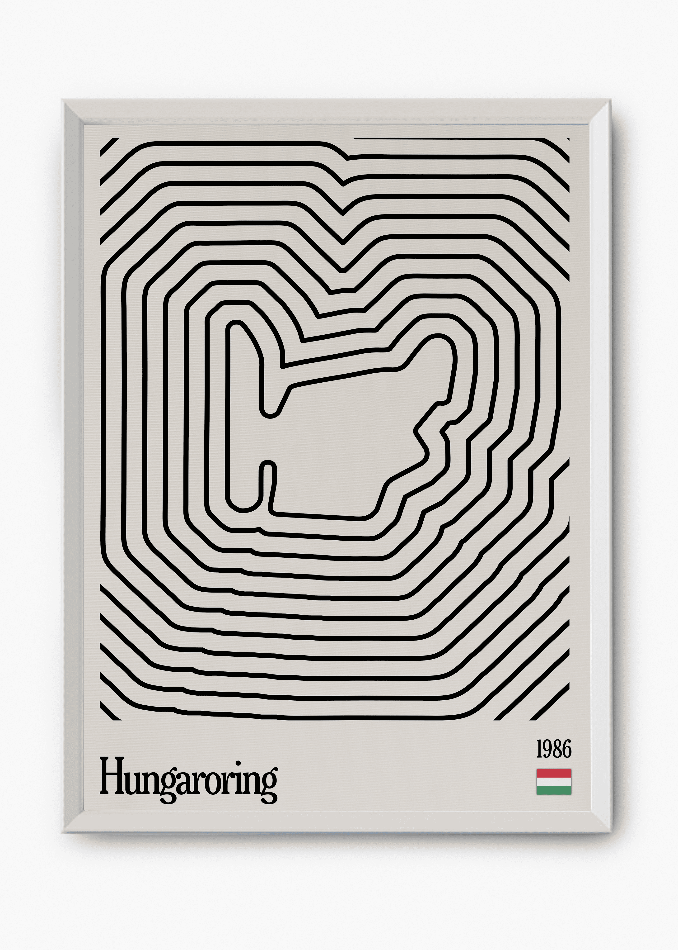 Quadro Hugaroring Hungria Mosaic