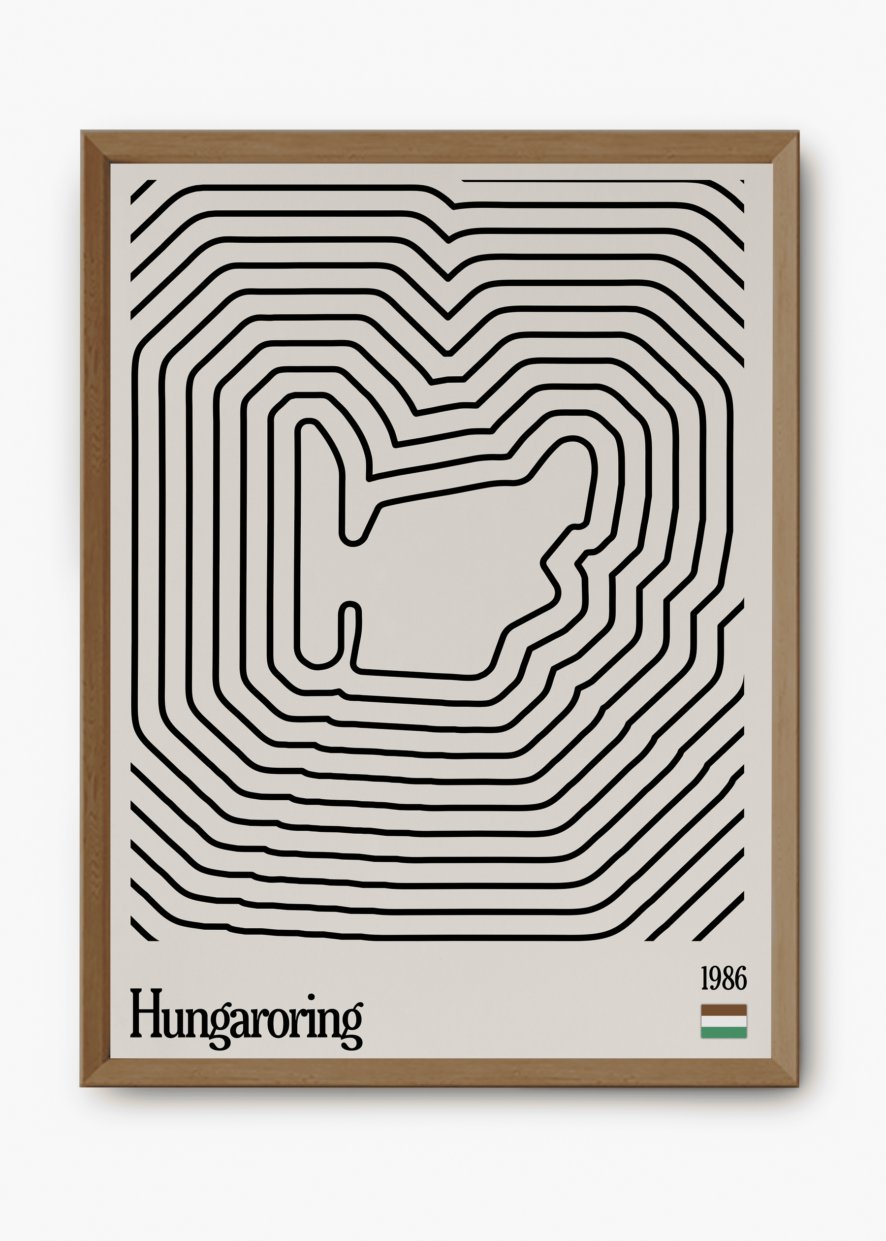 Quadro Hugaroring Hungria Mosaic