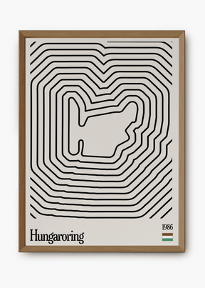 Quadro Hugaroring Hungria Mosaic
