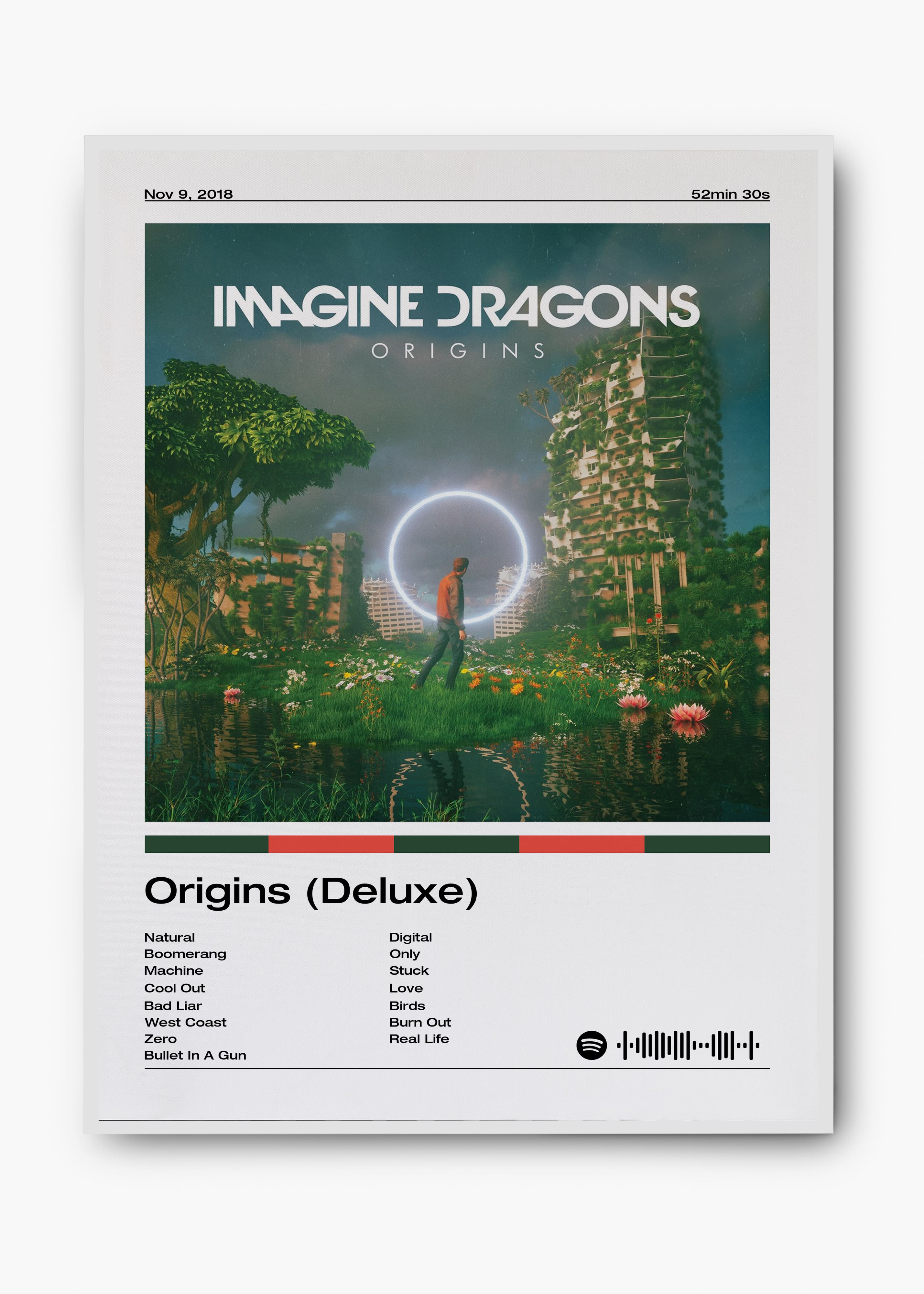 Quadro Imagine Dragons Origins